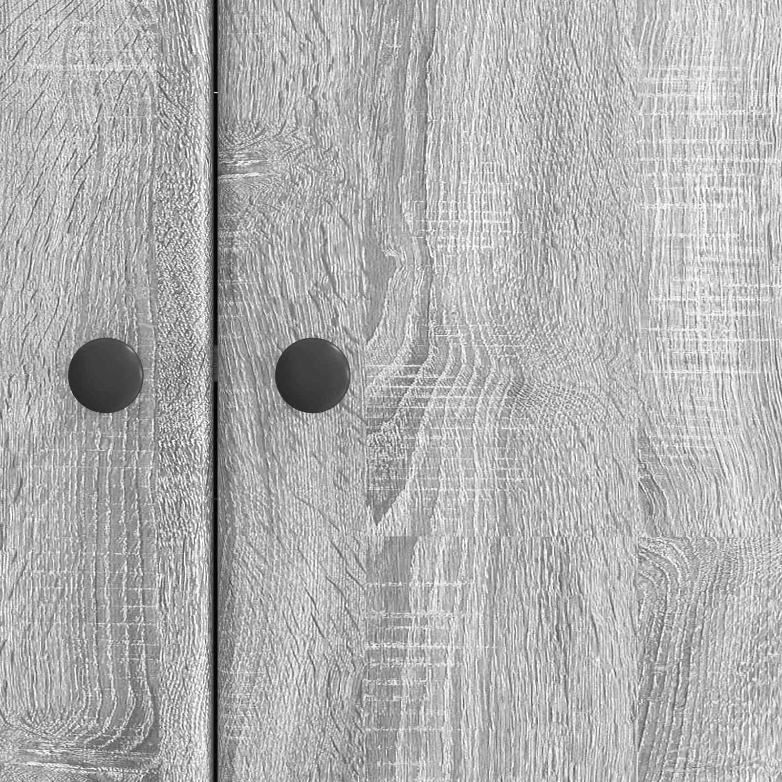Kumode Pelēka sonoma ozola 89 x 34,5 x 80 cm Inženierijas koks