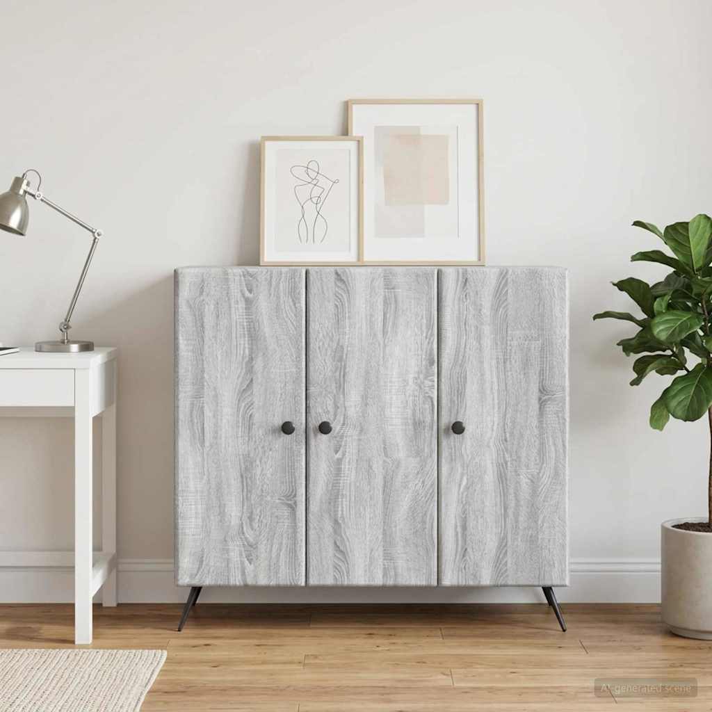 Kabalas Pilka sonoma ąžuolo 89 x 34,5 x 80 cm Apdirbta mediena