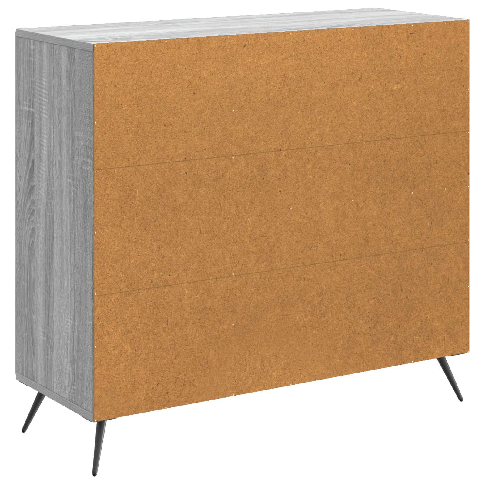 Kumode Pelēka sonoma ozola 89 x 34,5 x 80 cm Inženierijas koks