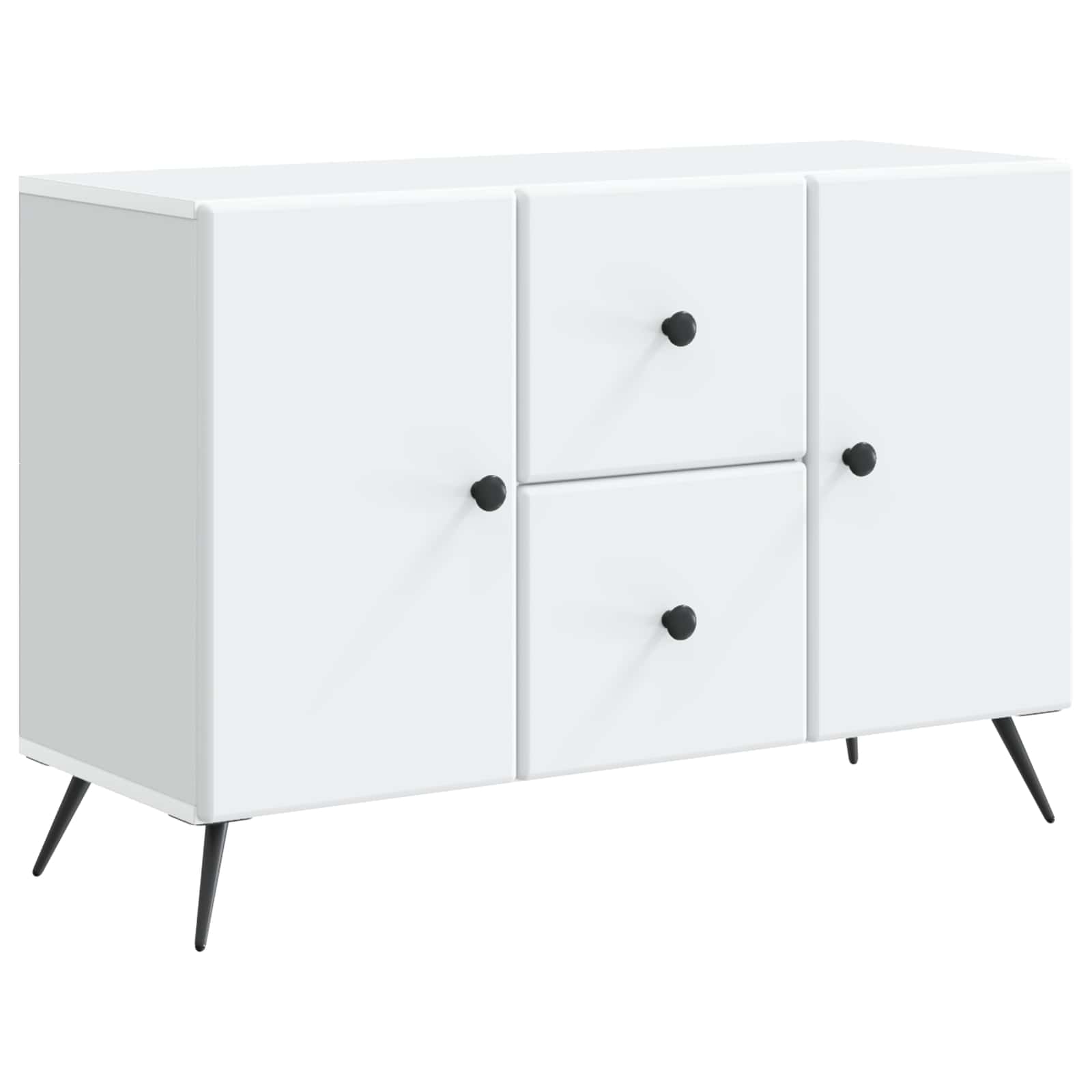 Kabalas su stalčių Balta 89 x 34,5 x 60 cm Apdirbta mediena