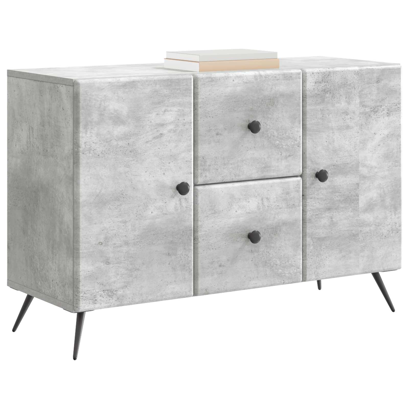 Kabalas Betono pilka 89 x 34,5 x 60 cm Apdirbta mediena