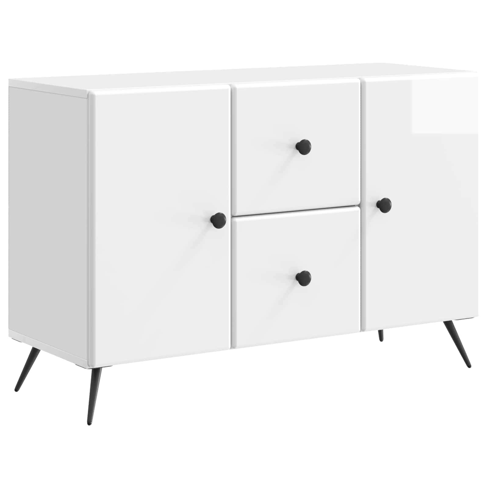 Kabalas Itin blizgi balta 89 x 34,5 x 60 cm Apdirbta mediena