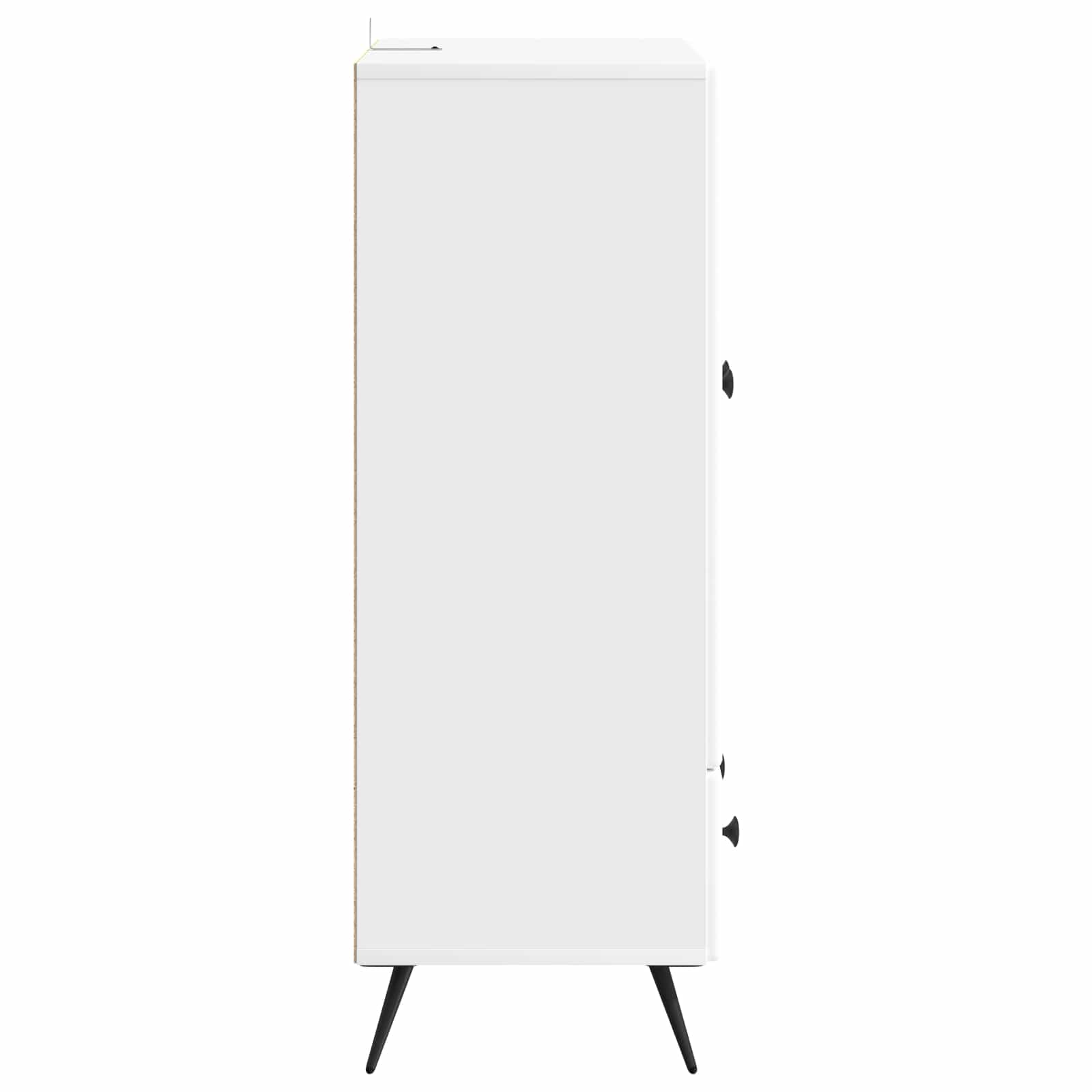 Kabalas su stalčių Balta 66 x 34,5 x 95 cm Apdirbta mediena
