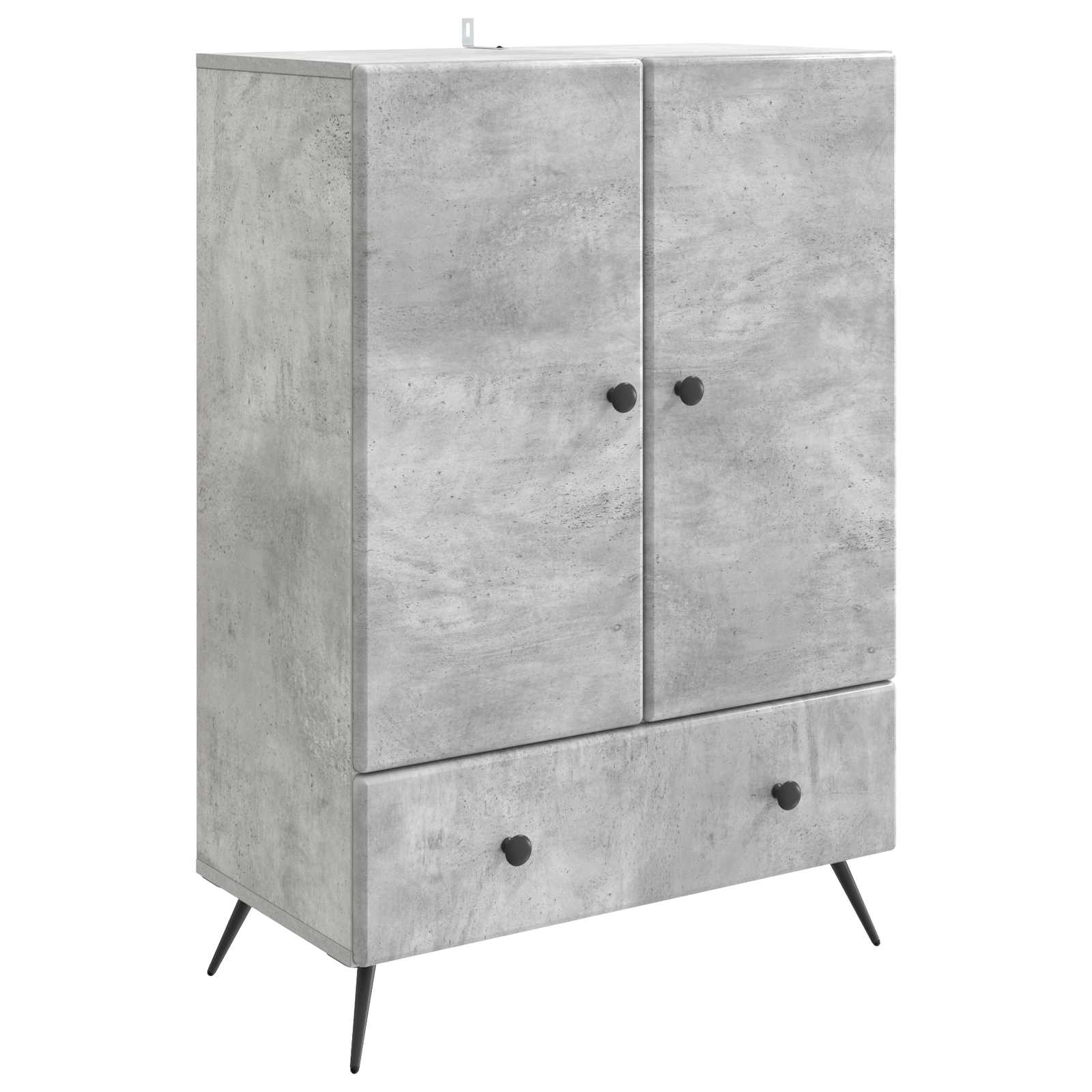 Kabalas Betono pilka 66 x 34,5 x 95 cm Apdirbta mediena