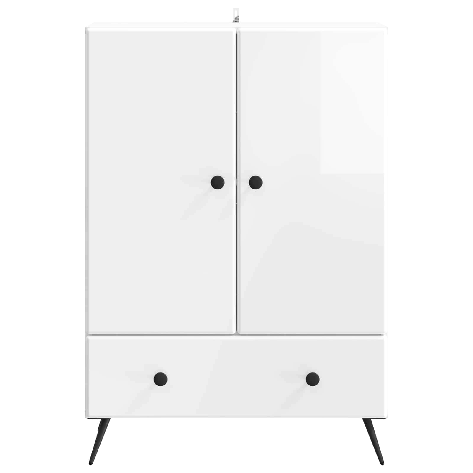 Kabalas Itin blizgi balta 66 x 34,5 x 95 cm Apdirbta mediena