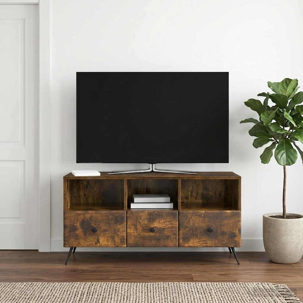 Televizoriaus spintelė Dūminio ąžuolo 102 x 34,5 x 50 cm