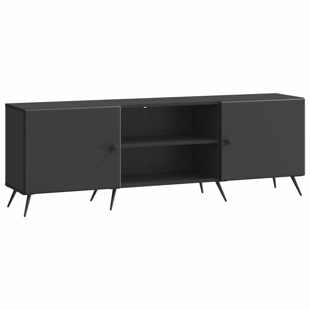 Televizoriaus spintelė Juoda 150 x 31 x 50 cm Apdirbta mediena