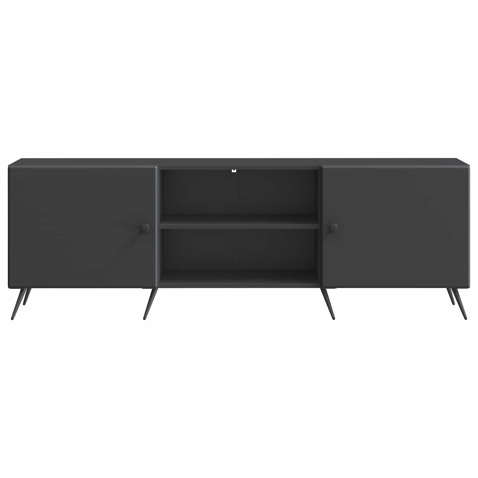 Televizoriaus spintelė Juoda 150 x 31 x 50 cm Apdirbta mediena