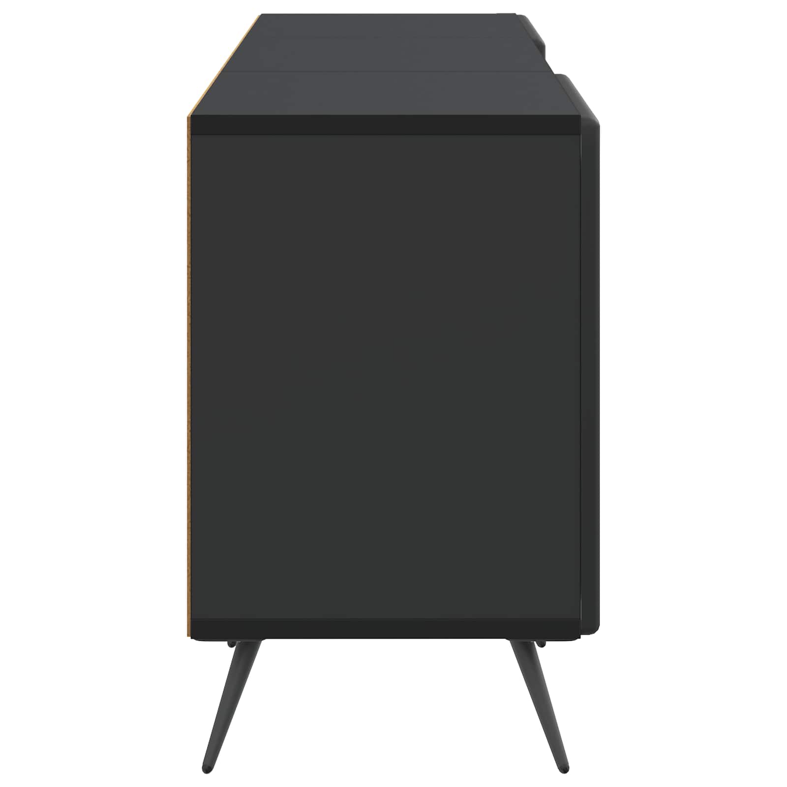 Televizoriaus spintelė Juoda 150 x 31 x 50 cm Apdirbta mediena