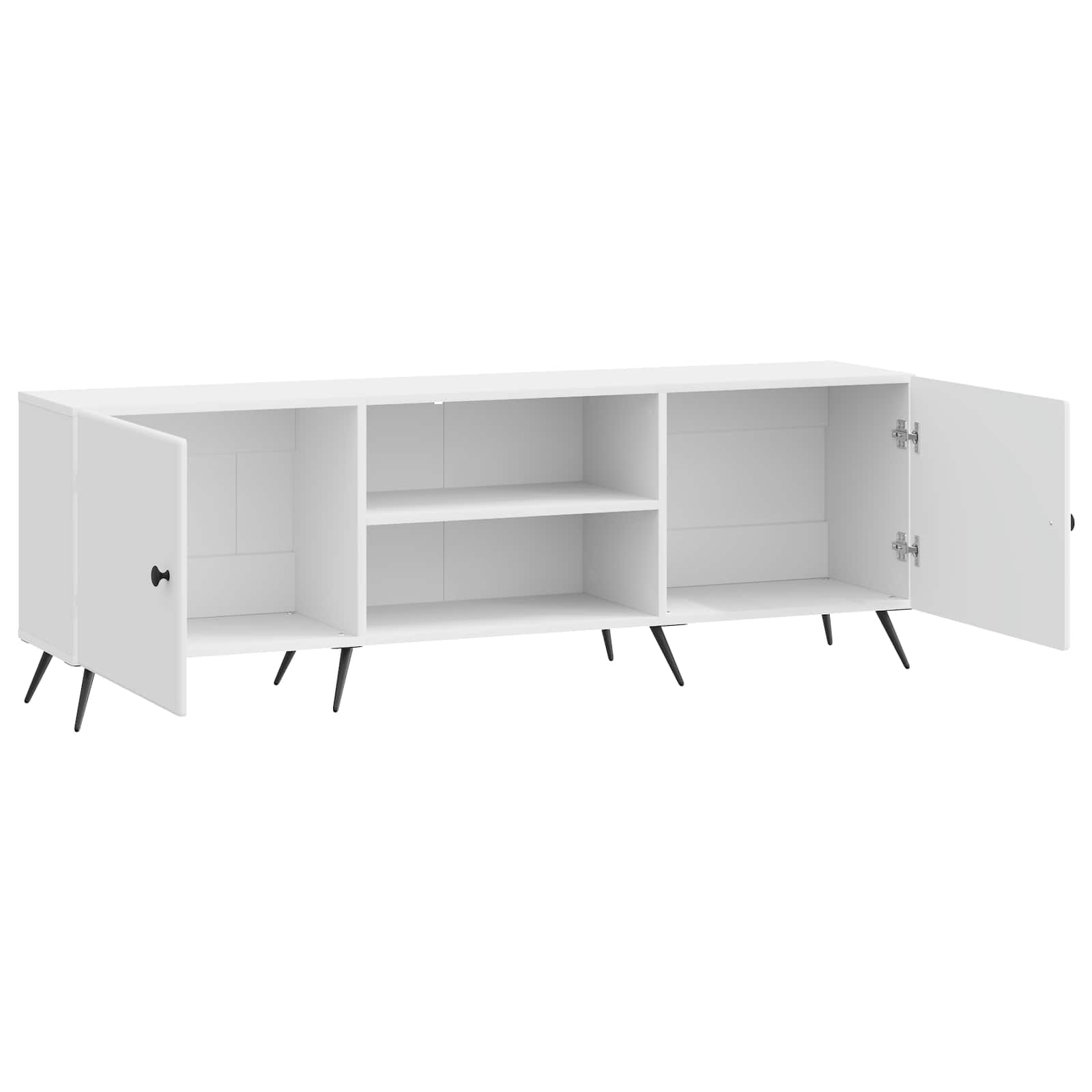 Televizoriaus spintelė Itin blizgi balta 150 x 31 x 50 cm