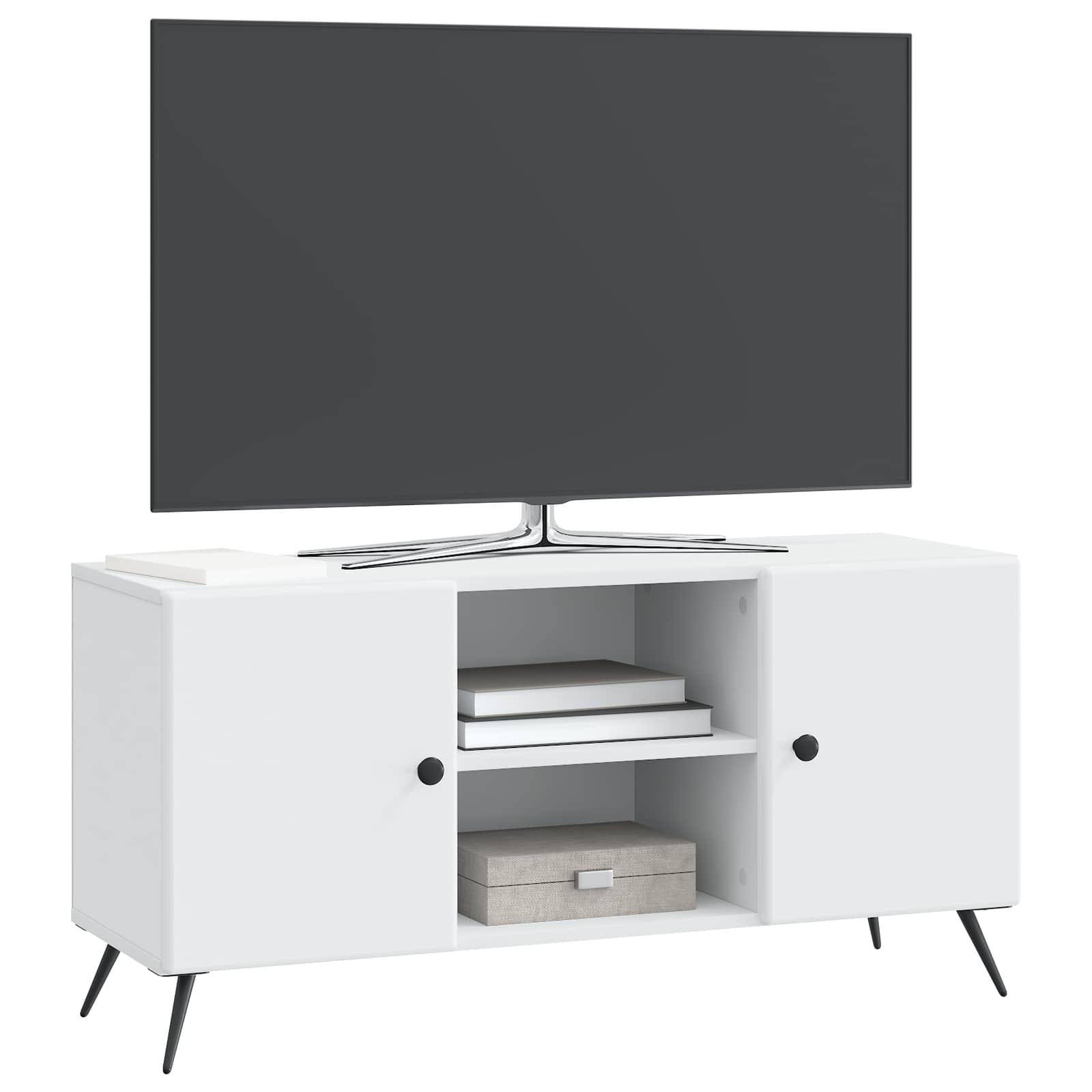 Televizoriaus spintelė Balta 102 x 34,5 x 50 cm