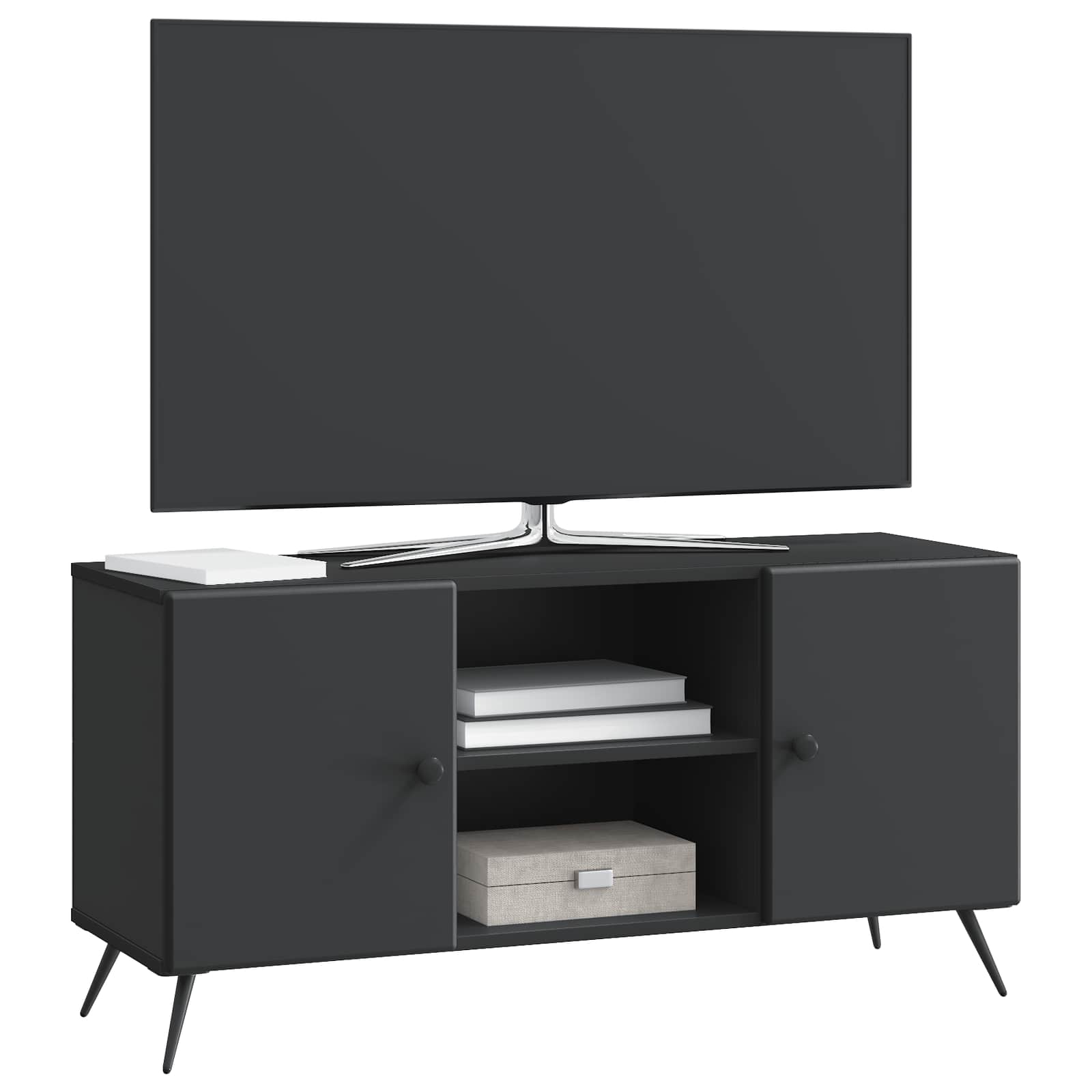 Televizoriaus spintelė Juoda 102 x 34,5 x 50 cm