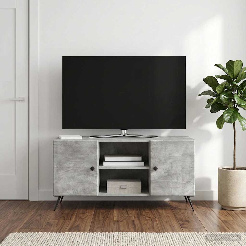 Televizoriaus spintelė Betono pilka 102 x 34,5 x 50 cm