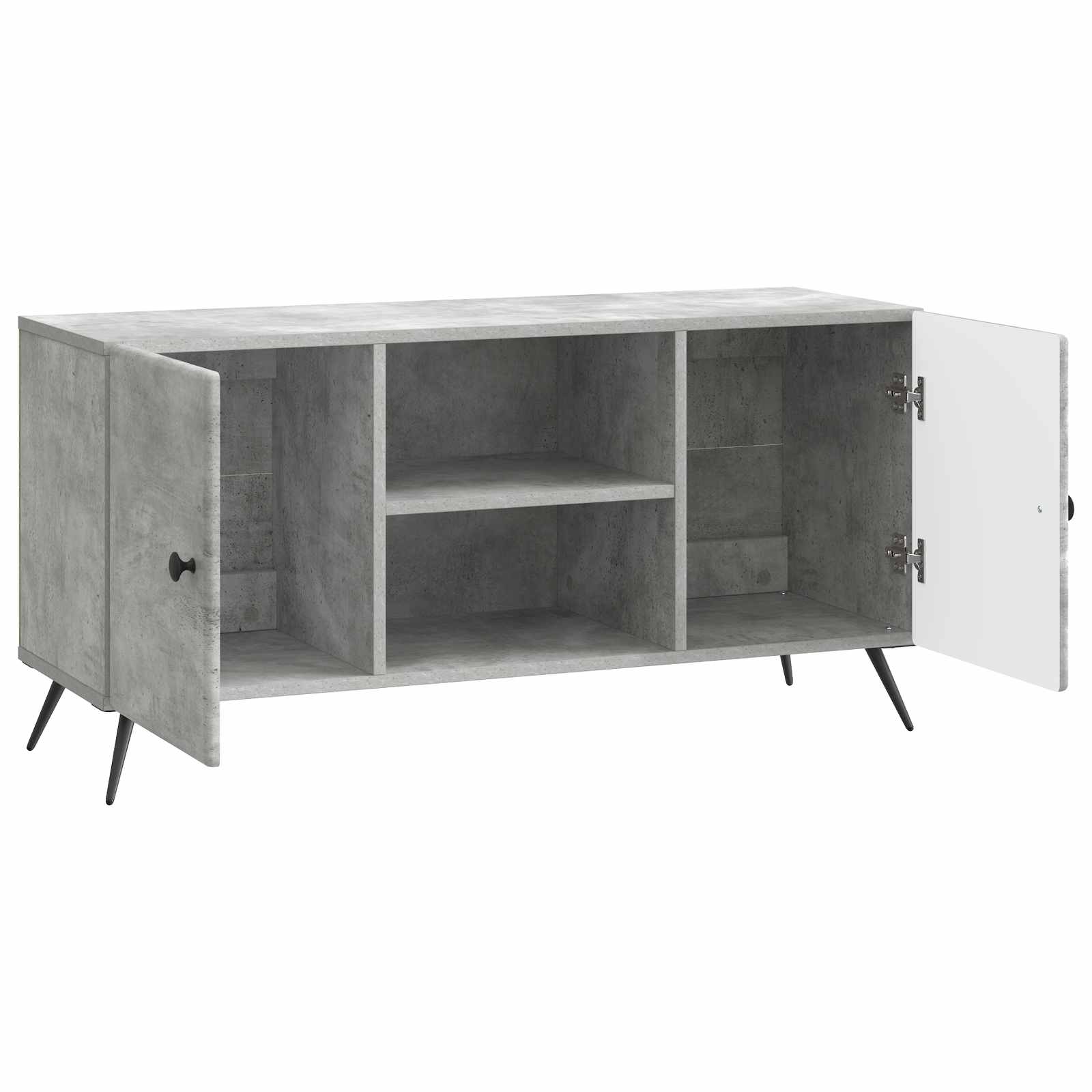 Televizoriaus spintelė Betono pilka 102 x 34,5 x 50 cm