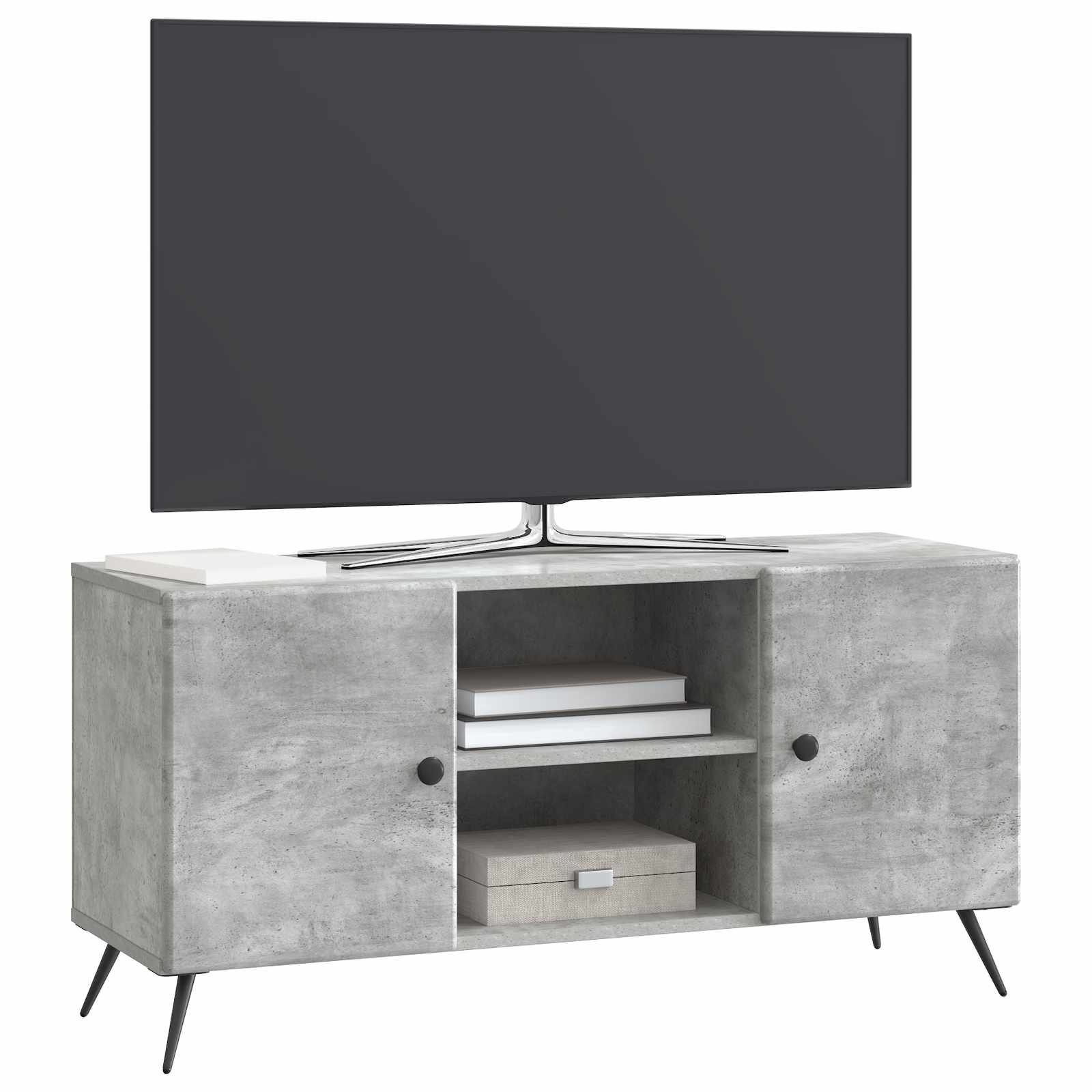 Televizoriaus spintelė Betono pilka 102 x 34,5 x 50 cm