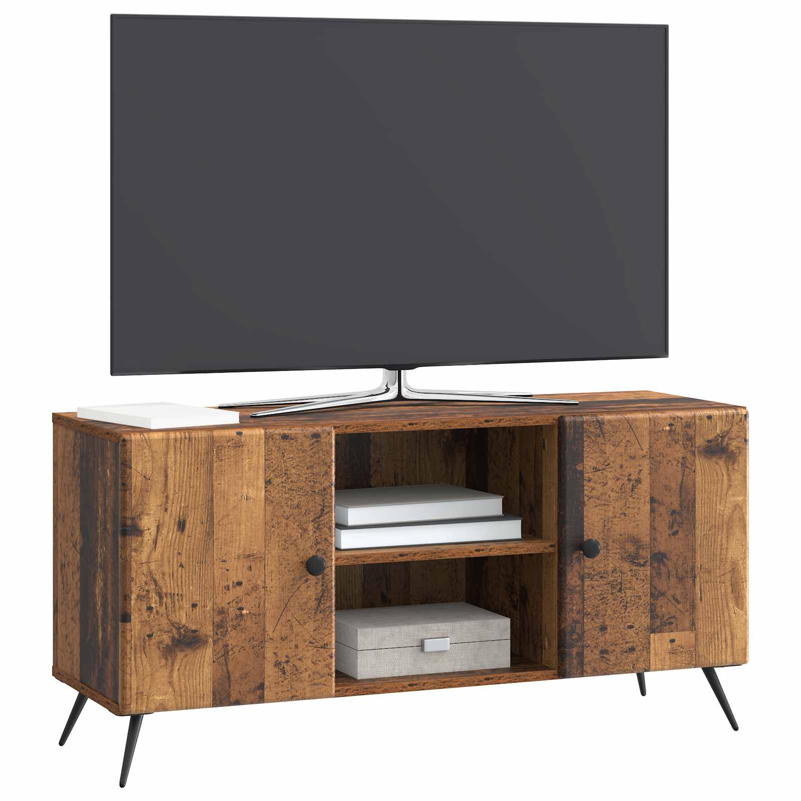 Televizoriaus spintelė Sendintos medienos 102 x 34,5 x 50 cm
