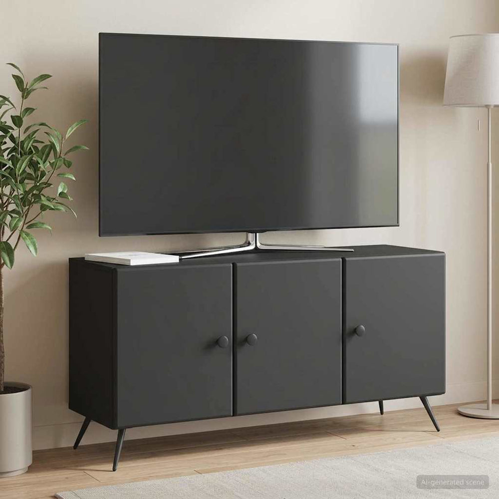 Televizoriaus spintelė Juoda 99 x 34,5 x 50 cm Apdirbta mediena