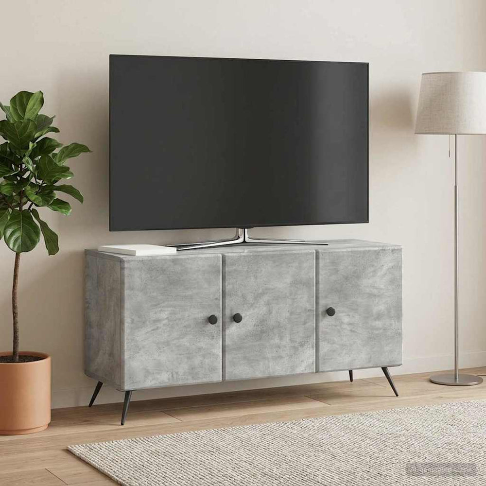 Televizoriaus spintelė Betono pilka 99 x 34,5 x 50 cm