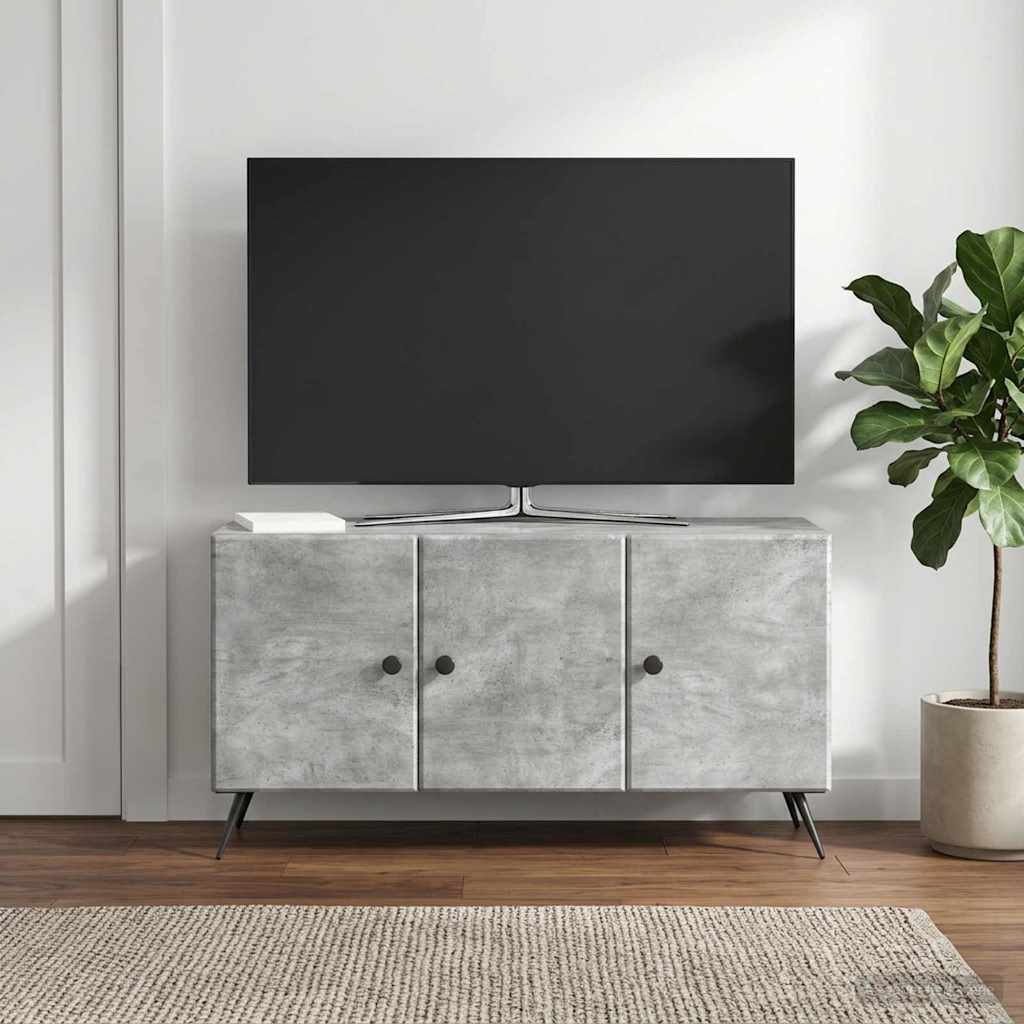 Televizoriaus spintelė Betono pilka 99 x 34,5 x 50 cm