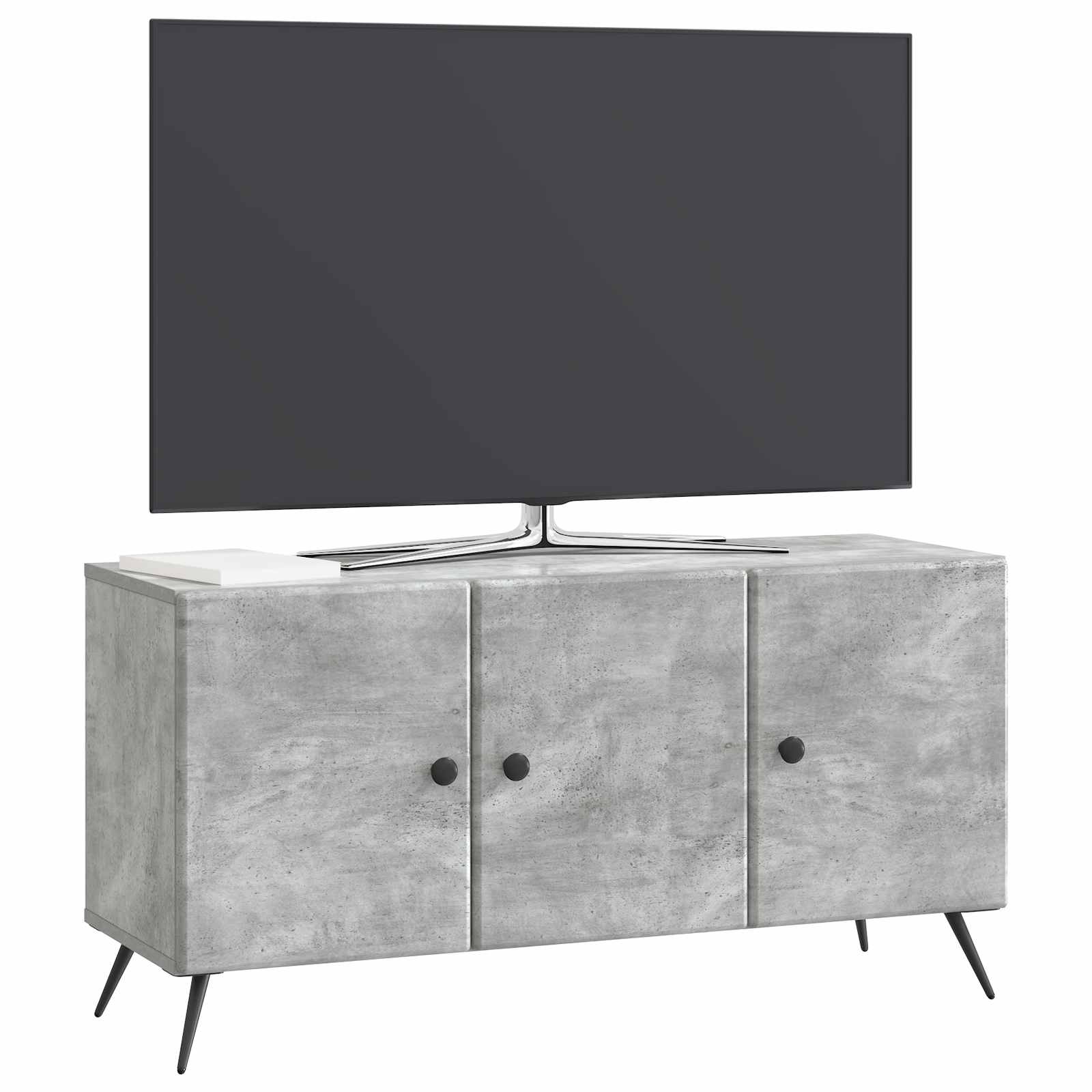 Televizoriaus spintelė Betono pilka 99 x 34,5 x 50 cm