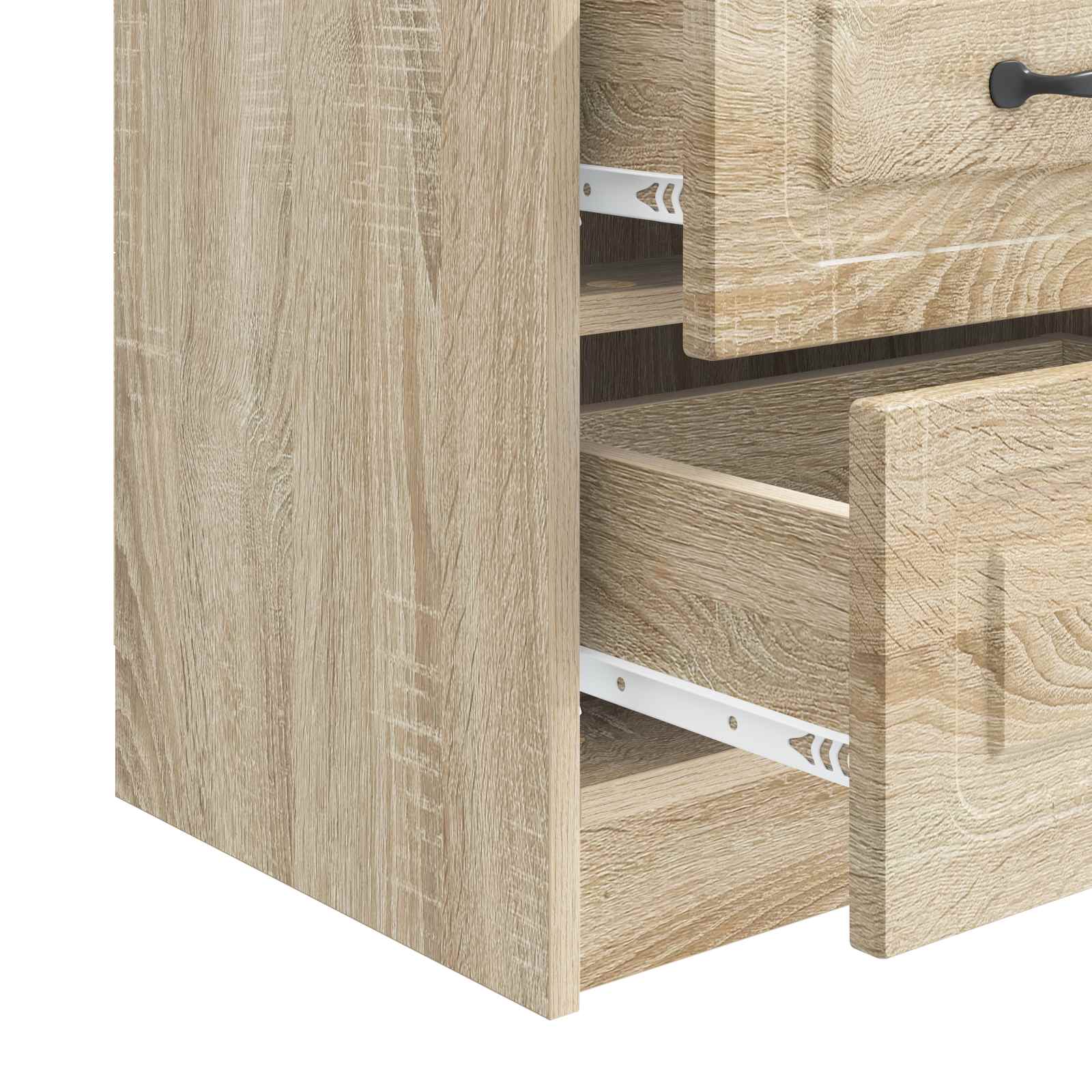 Šalia lovos spintelė 2 pcs Sonoma ąžuolas 43 x 34,5 x 44,5 cm