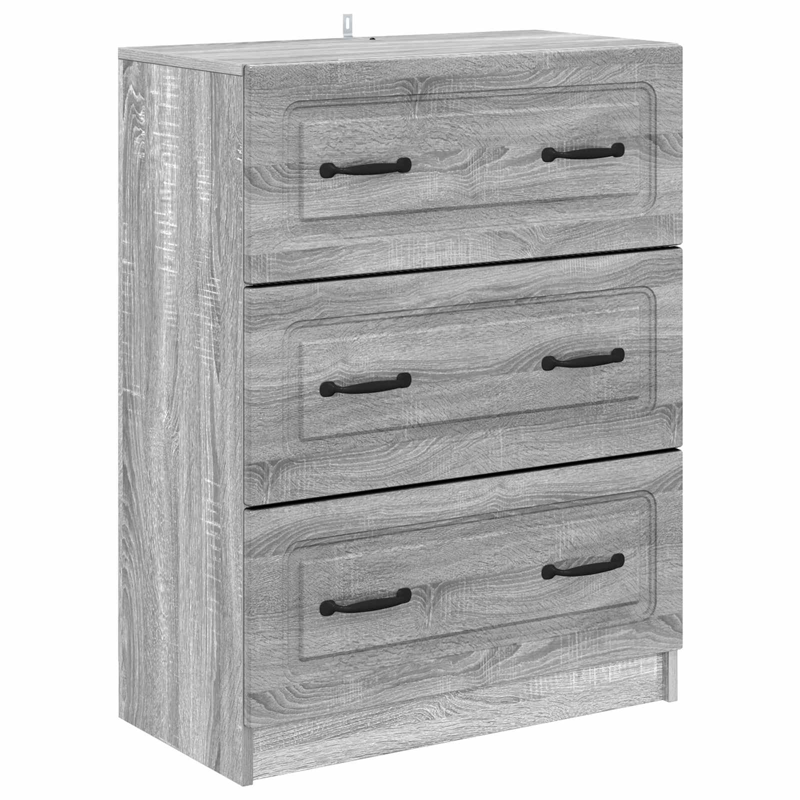 Kumodes pelēks ozols sonoma 66 x 34,5 x 87 cm