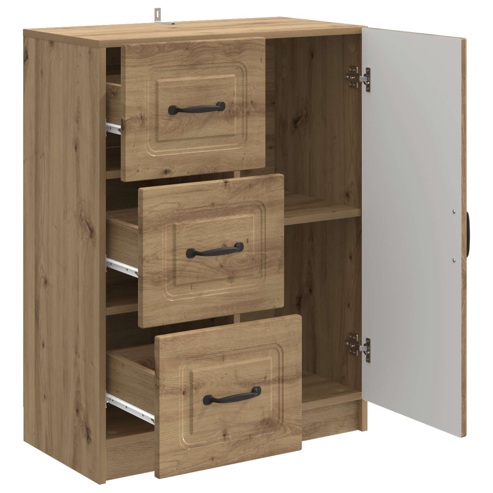 Skapis Artisanal ozols 66 x 34,5 x 87 cm Inženierijas koksne