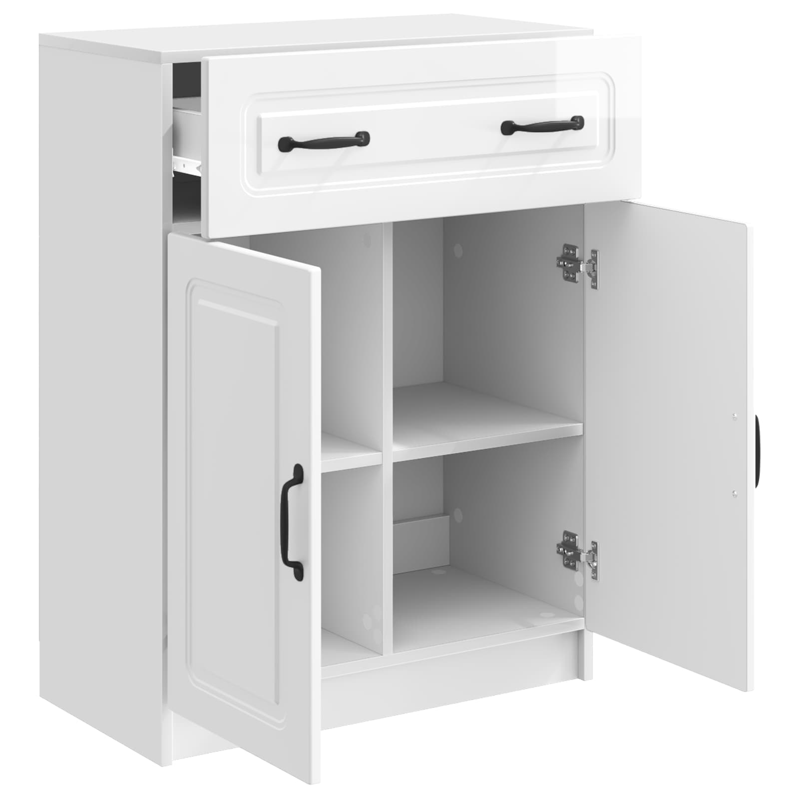 Kabalas Itin blizgi balta 66 x 34,5 x 87 cm Apdirbta mediena
