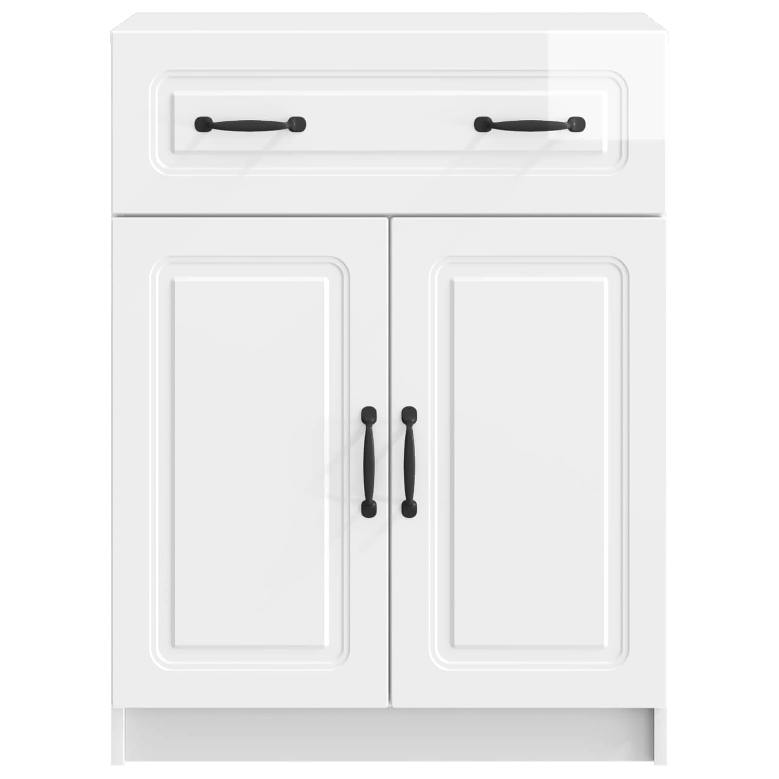 Kabalas Itin blizgi balta 66 x 34,5 x 87 cm Apdirbta mediena