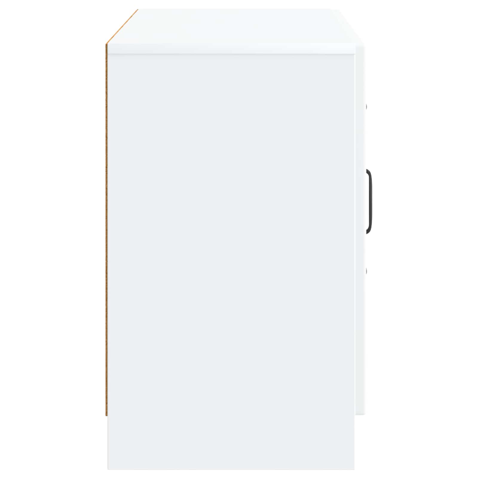 Kabalas su stalčių Balta 89 x 34,5 x 57 cm Apdirbta mediena