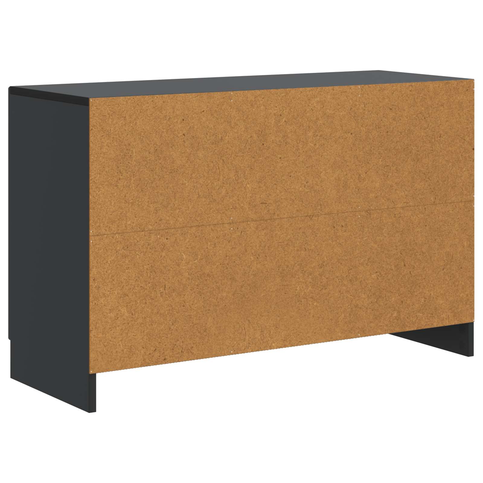 Kabalas su stalčių Juoda 89 x 34,5 x 57 cm Apdirbta mediena