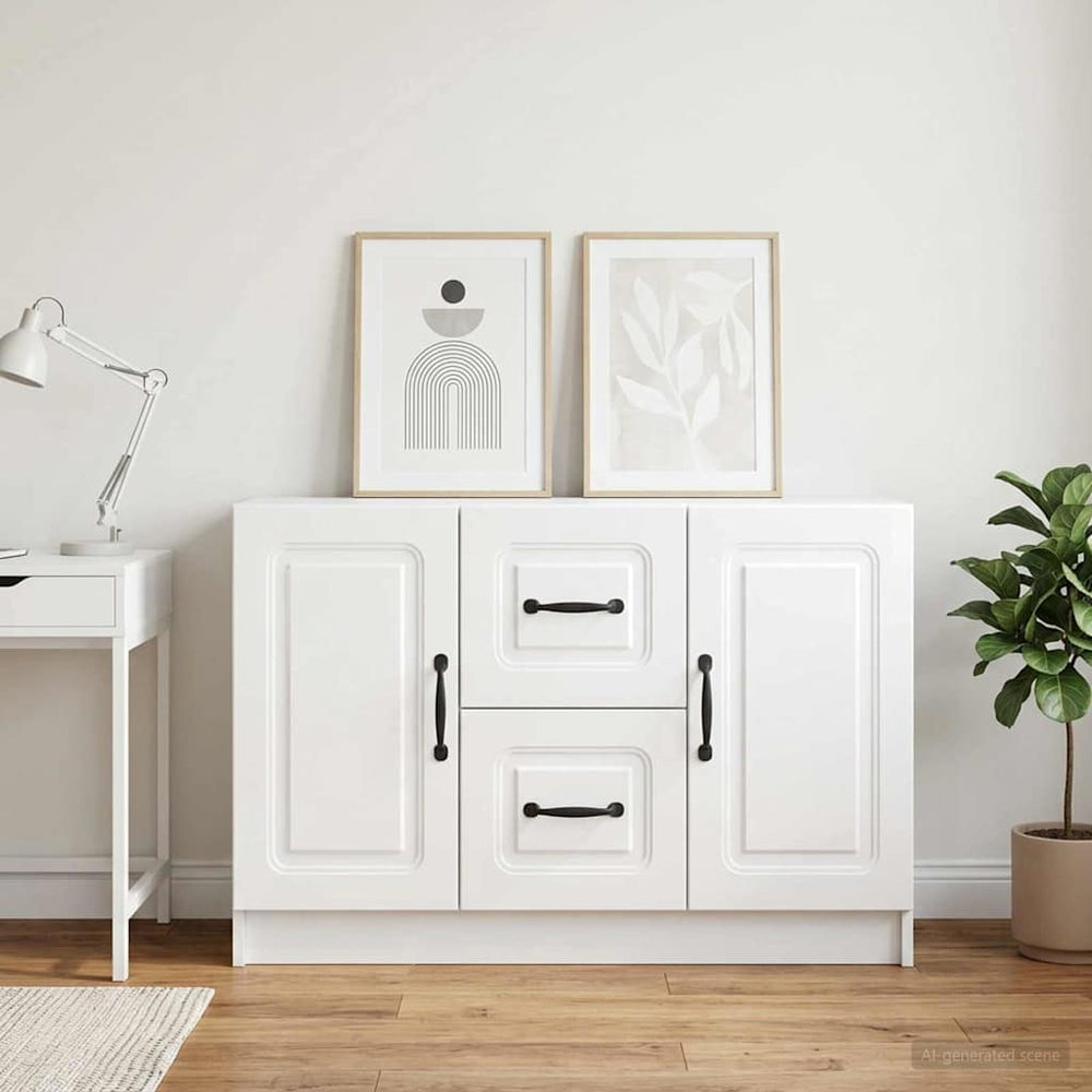 Kabalas Itin blizgi balta 89 x 34,5 x 57 cm Apdirbta mediena