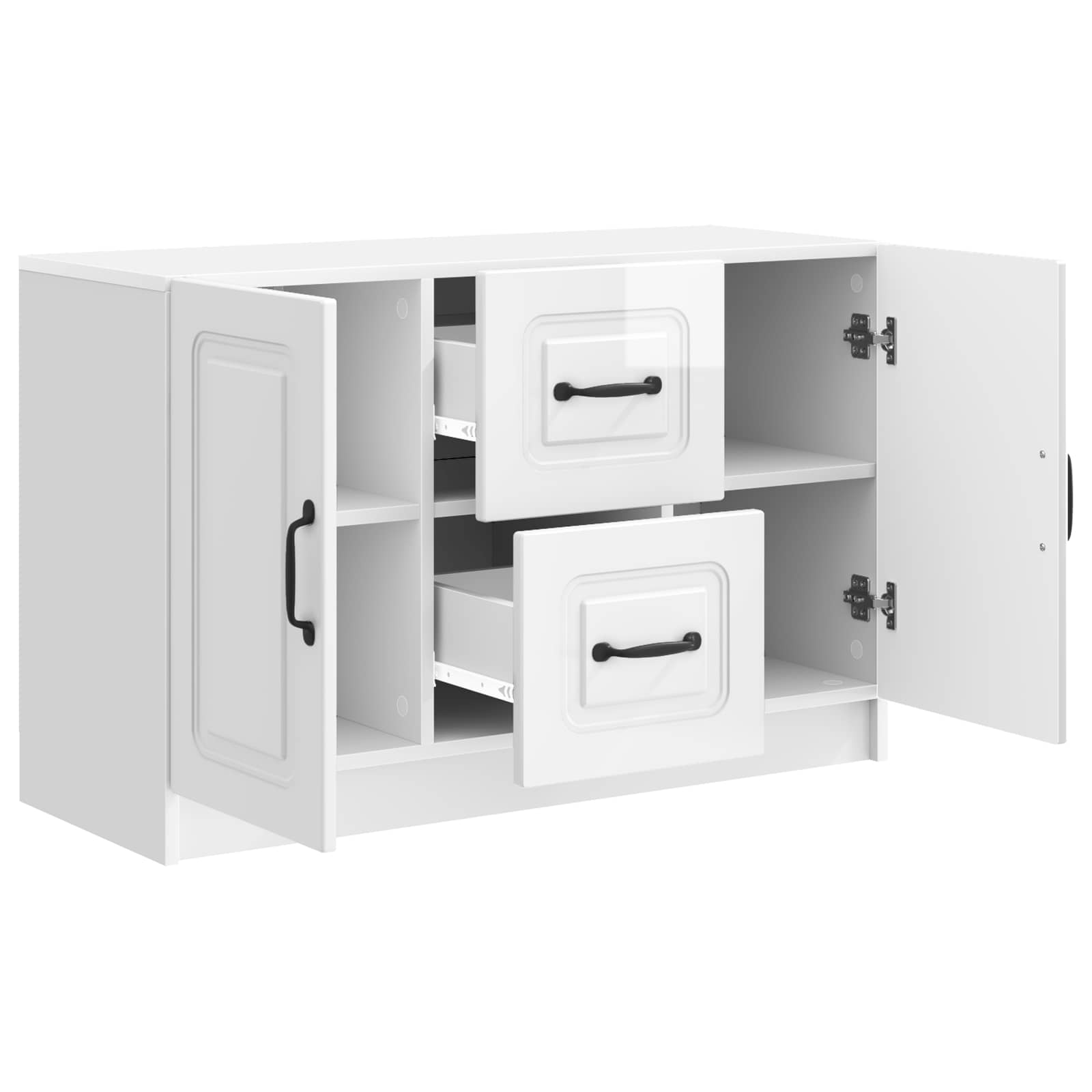 Kabalas Itin blizgi balta 89 x 34,5 x 57 cm Apdirbta mediena