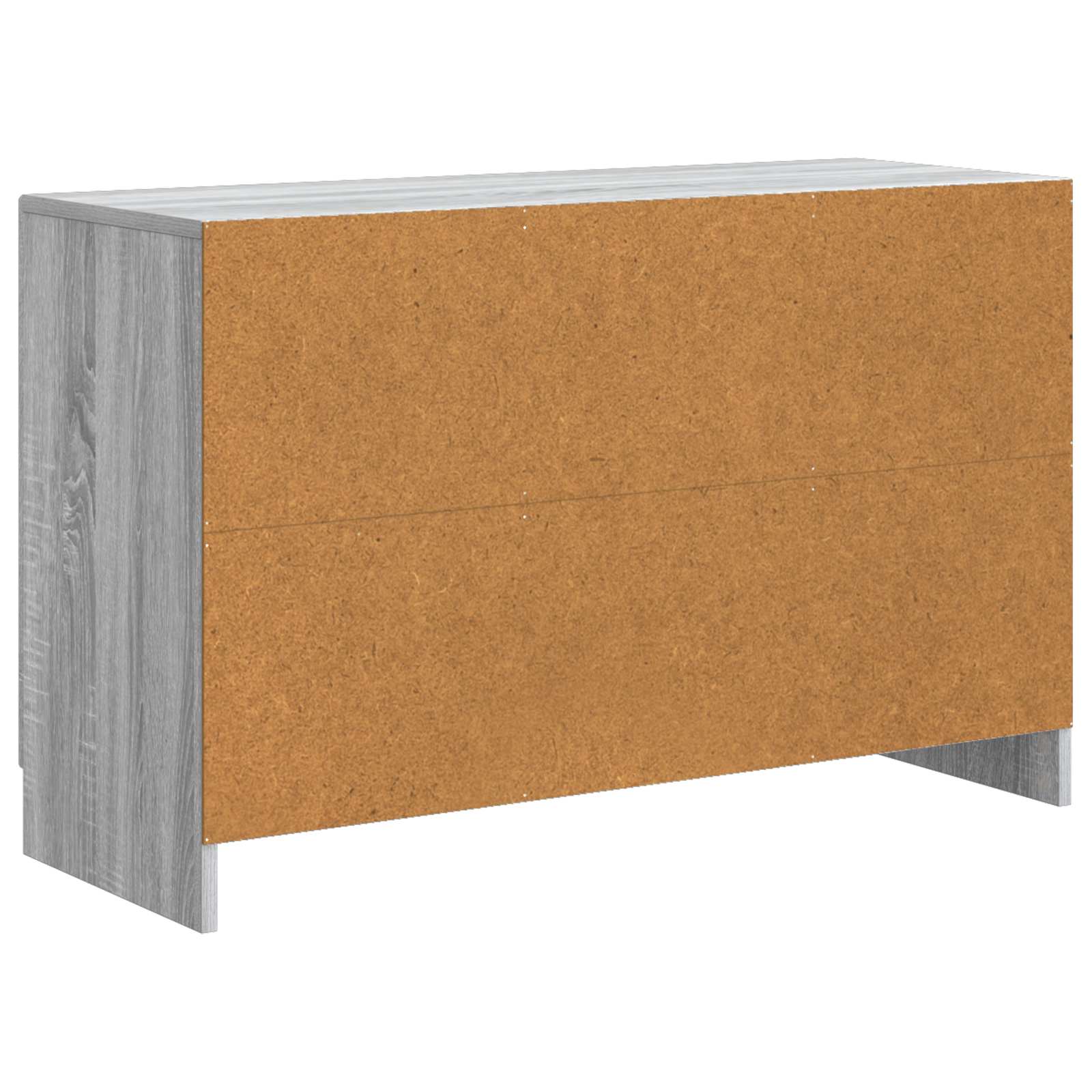 Kumode "Pilka Sonoma ozols", 89x34,5x57 cm, apstrādāta koksne