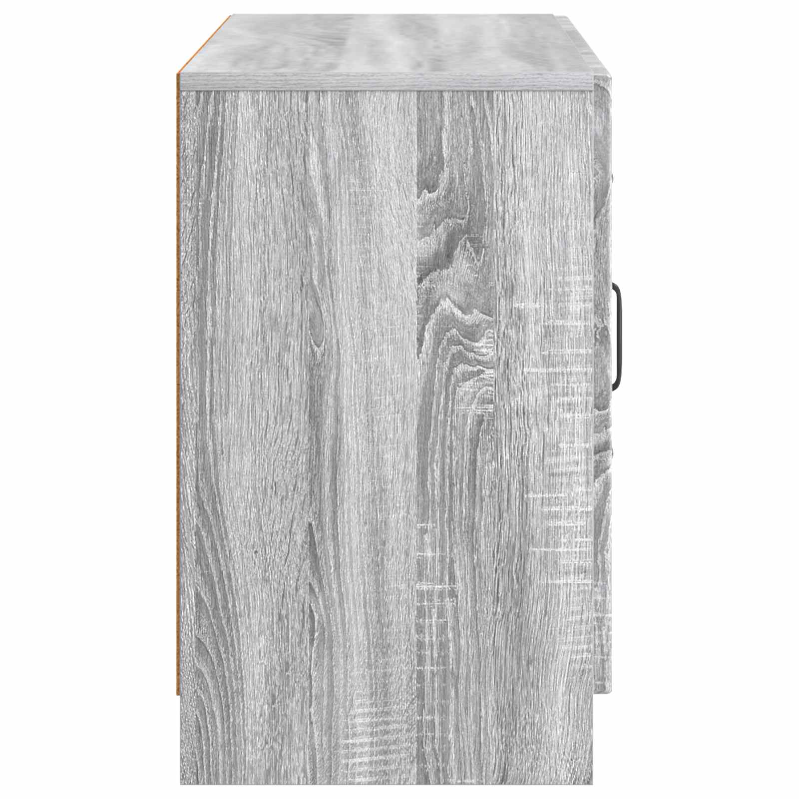 Kumode "Pilka Sonoma ozols", 89x34,5x57 cm, apstrādāta koksne