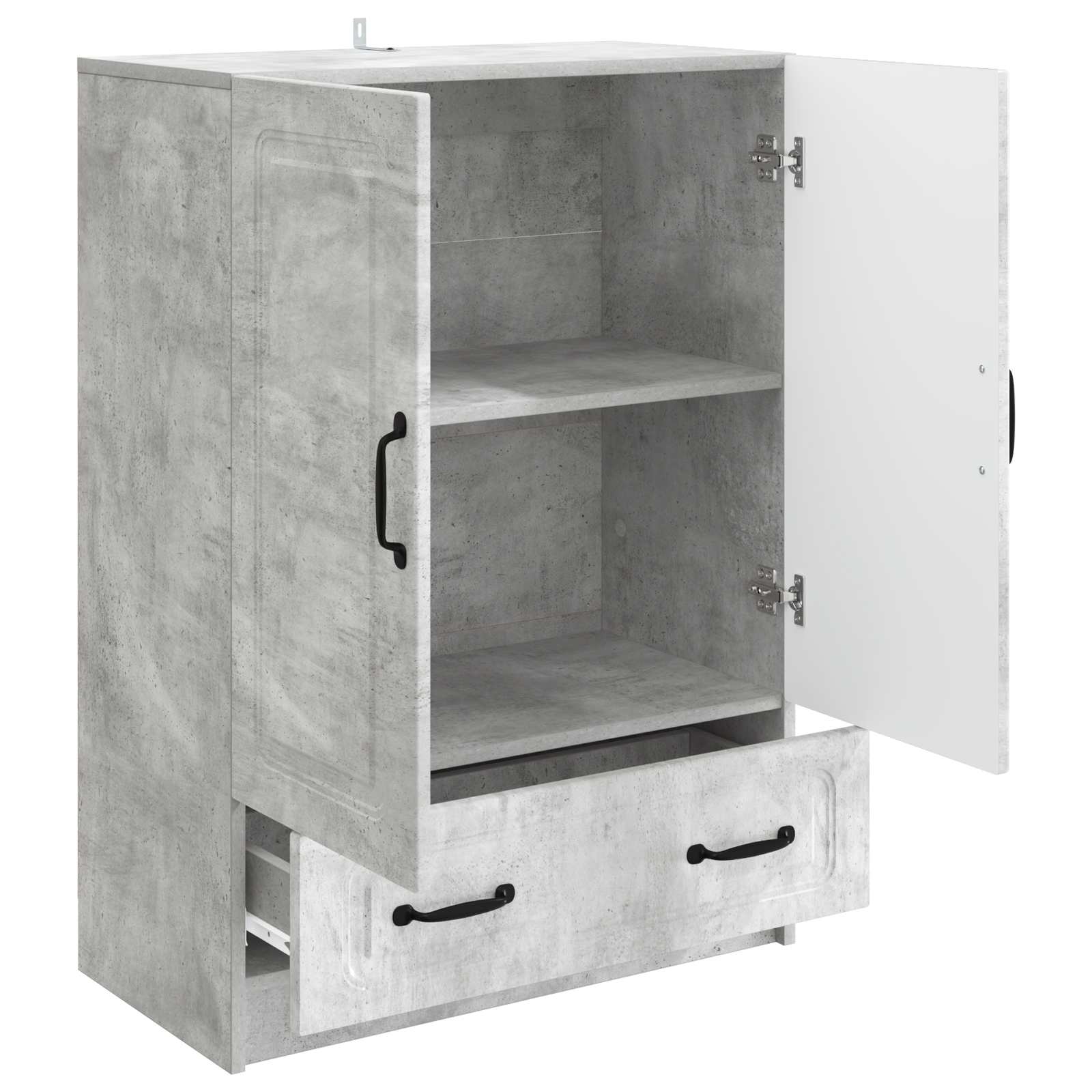 Kabalas Betono pilka 66 x 34,5 x 92 cm Apdirbta mediena