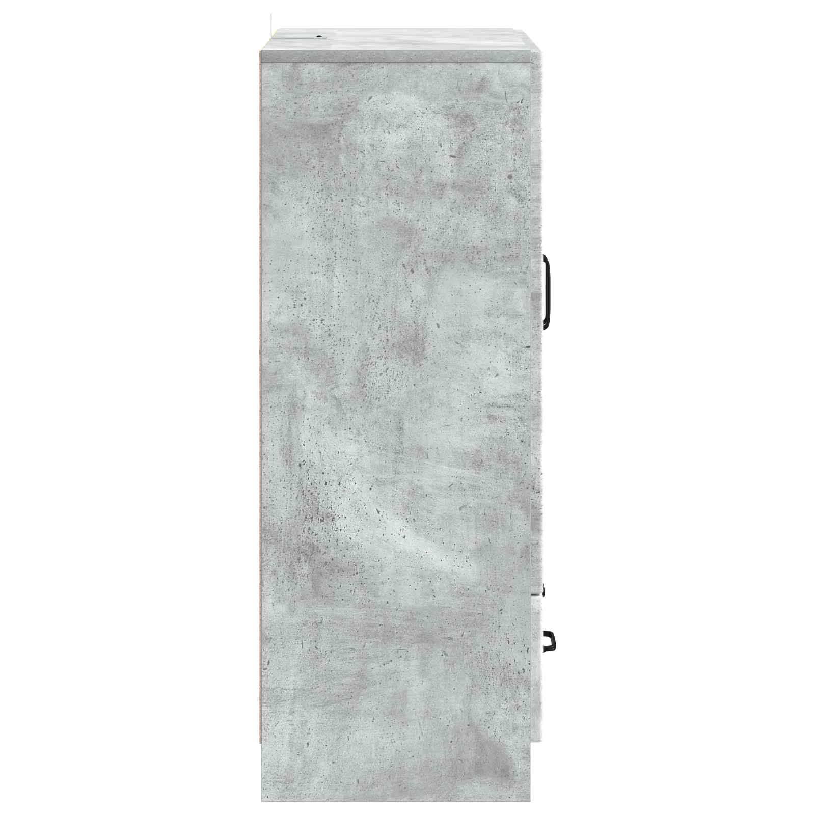 Kabalas Betono pilka 66 x 34,5 x 92 cm Apdirbta mediena