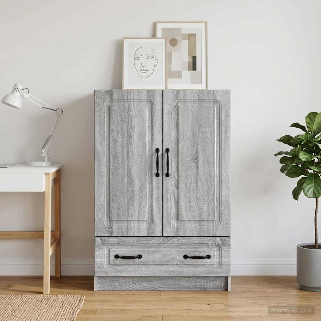 Kabalas Pilka sonoma ąžuolo 66 x 34,5 x 92 cm Apdirbta mediena
