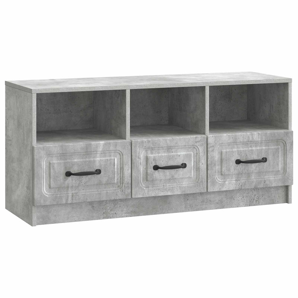 Televizoriaus spintelė Betono pilka 102 x 34,5 x 47 cm