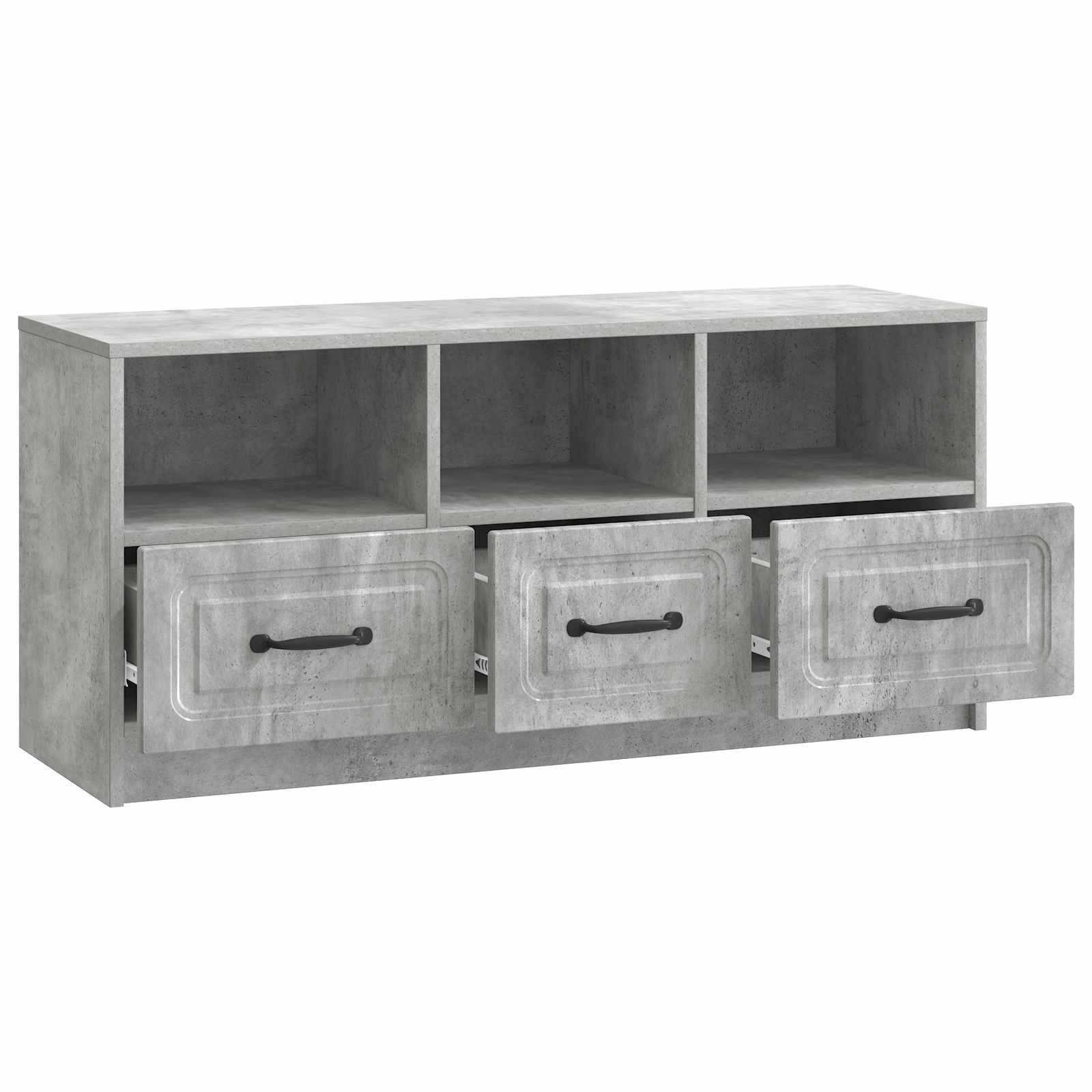 Televizoriaus spintelė Betono pilka 102 x 34,5 x 47 cm
