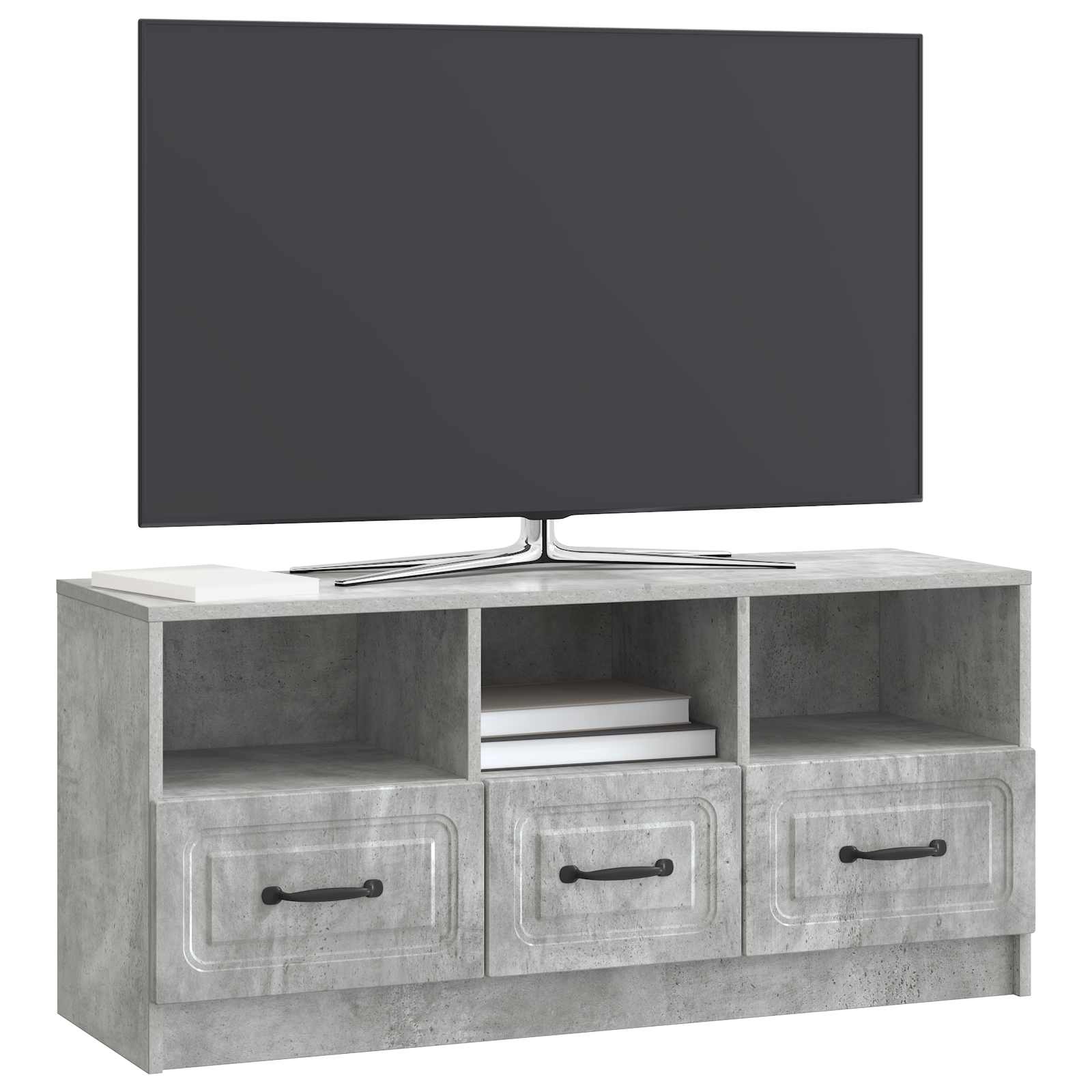 Televizoriaus spintelė Betono pilka 102 x 34,5 x 47 cm