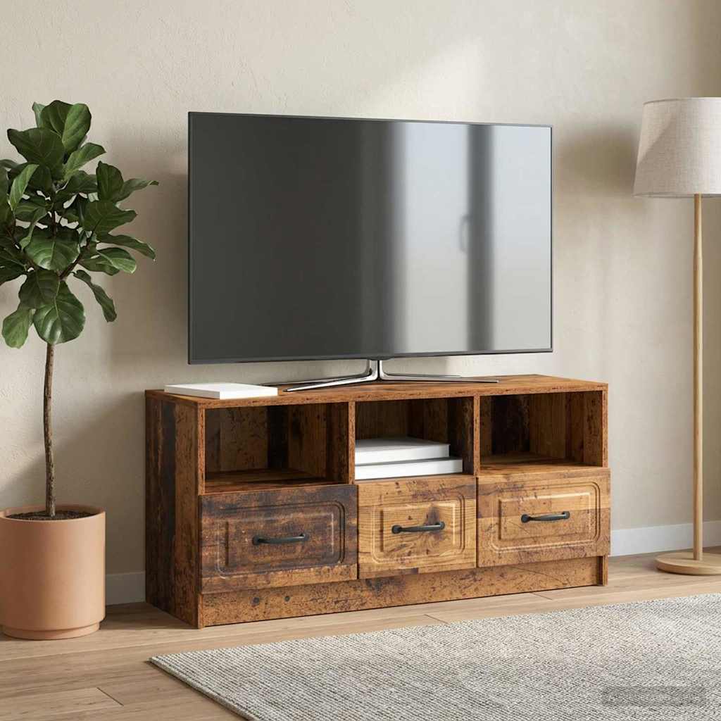 Televizoriaus spintelė Sendintos medienos 102 x 34,5 x 47 cm