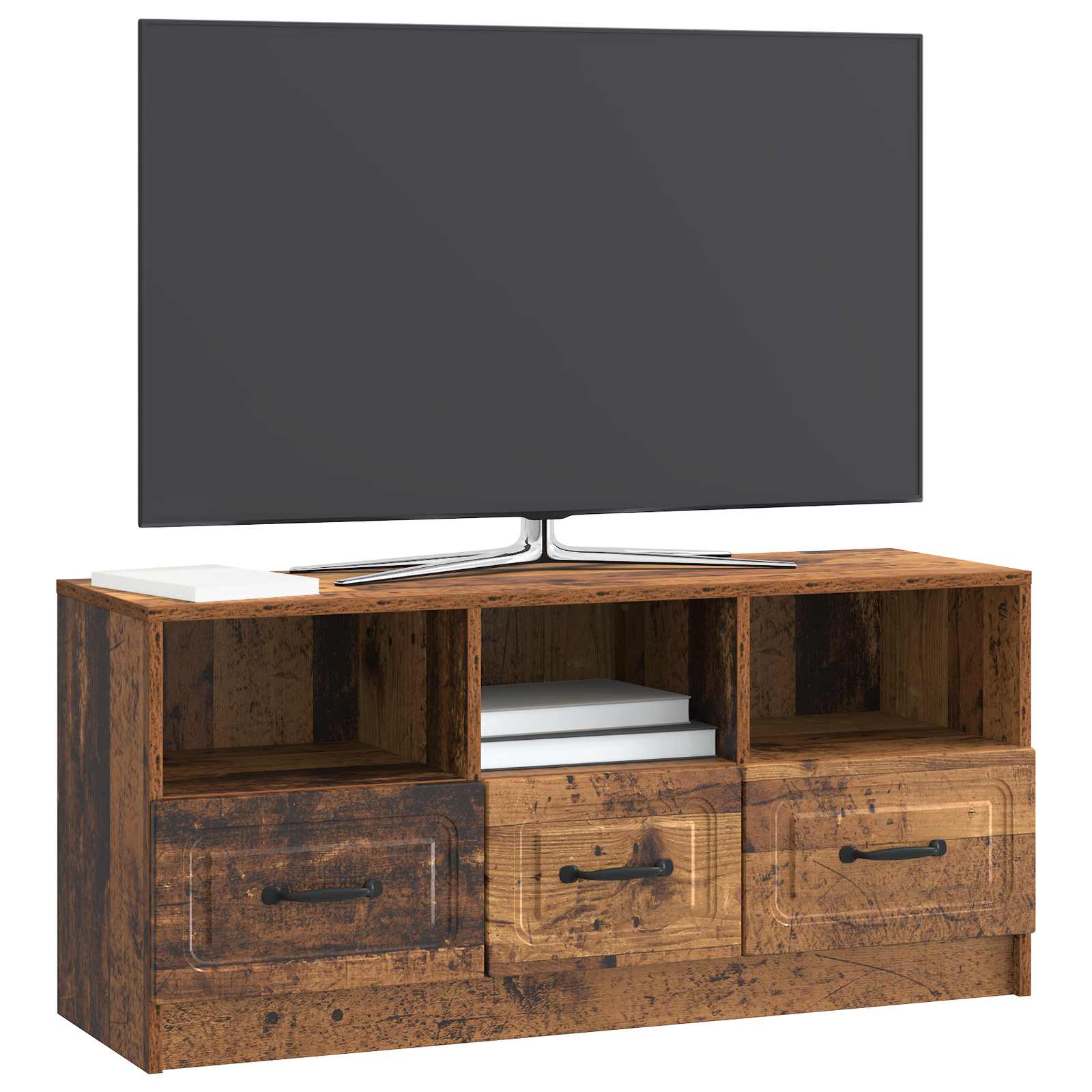 Televizoriaus spintelė Sendintos medienos 102 x 34,5 x 47 cm