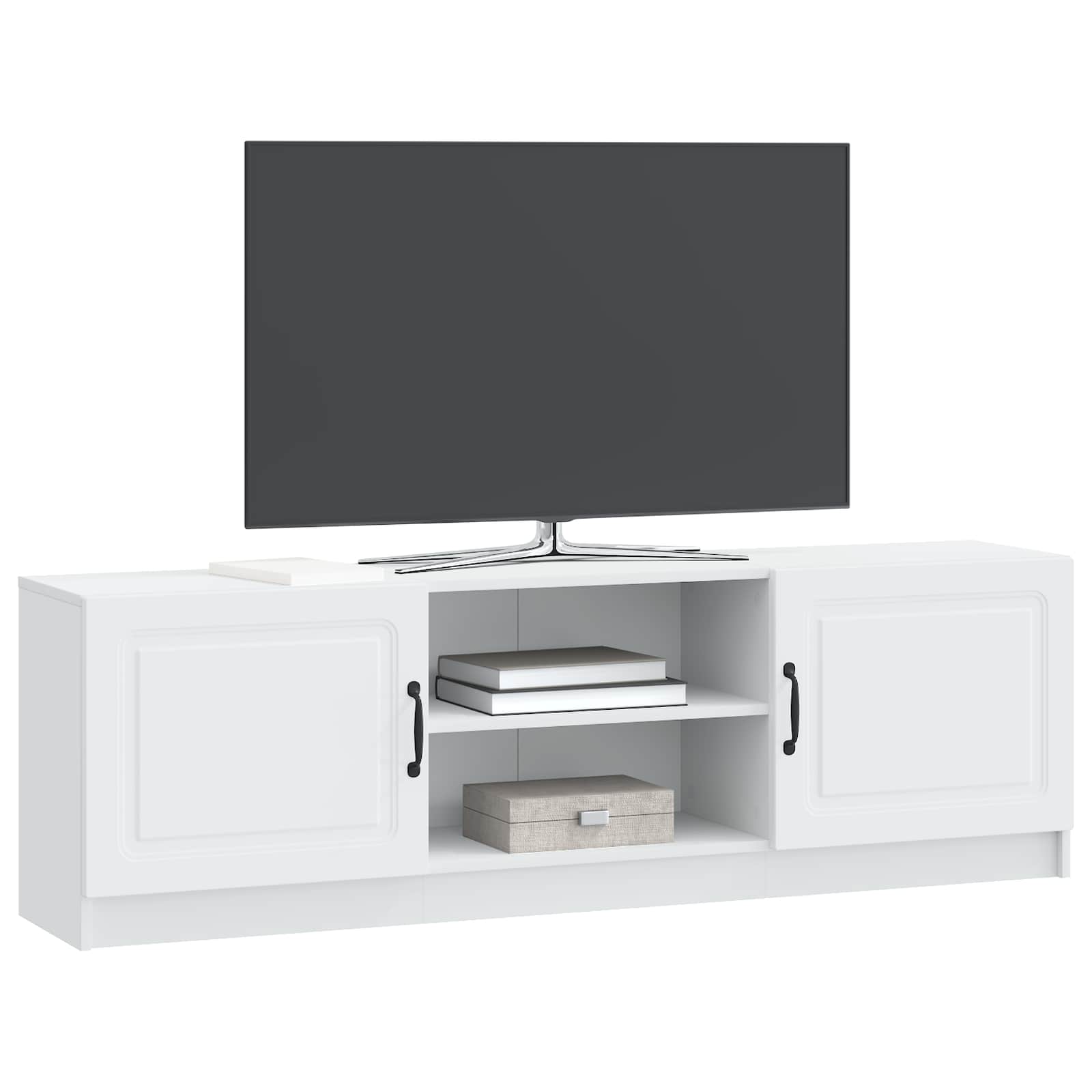 Televizoriaus spintelė Balta 150 x 31 x 47 cm Apdirbta mediena