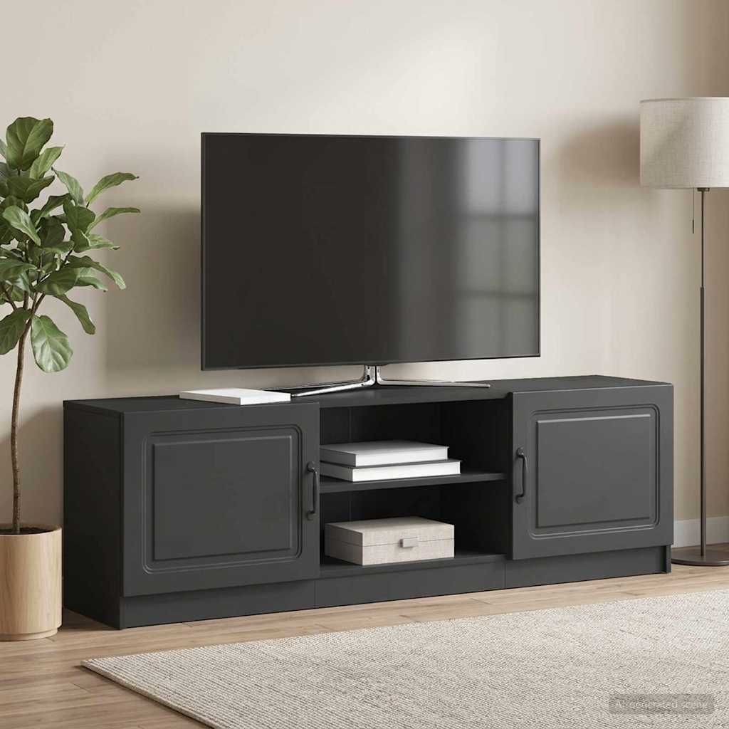 Televizoriaus spintelė Juoda 150 x 31 x 47 cm Apdirbta mediena
