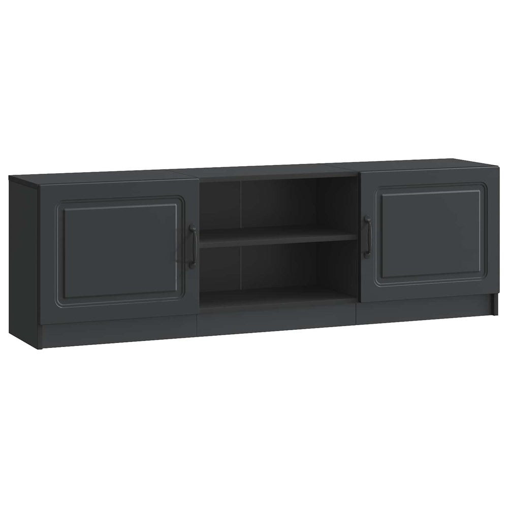 Televizoriaus spintelė Juoda 150 x 31 x 47 cm Apdirbta mediena