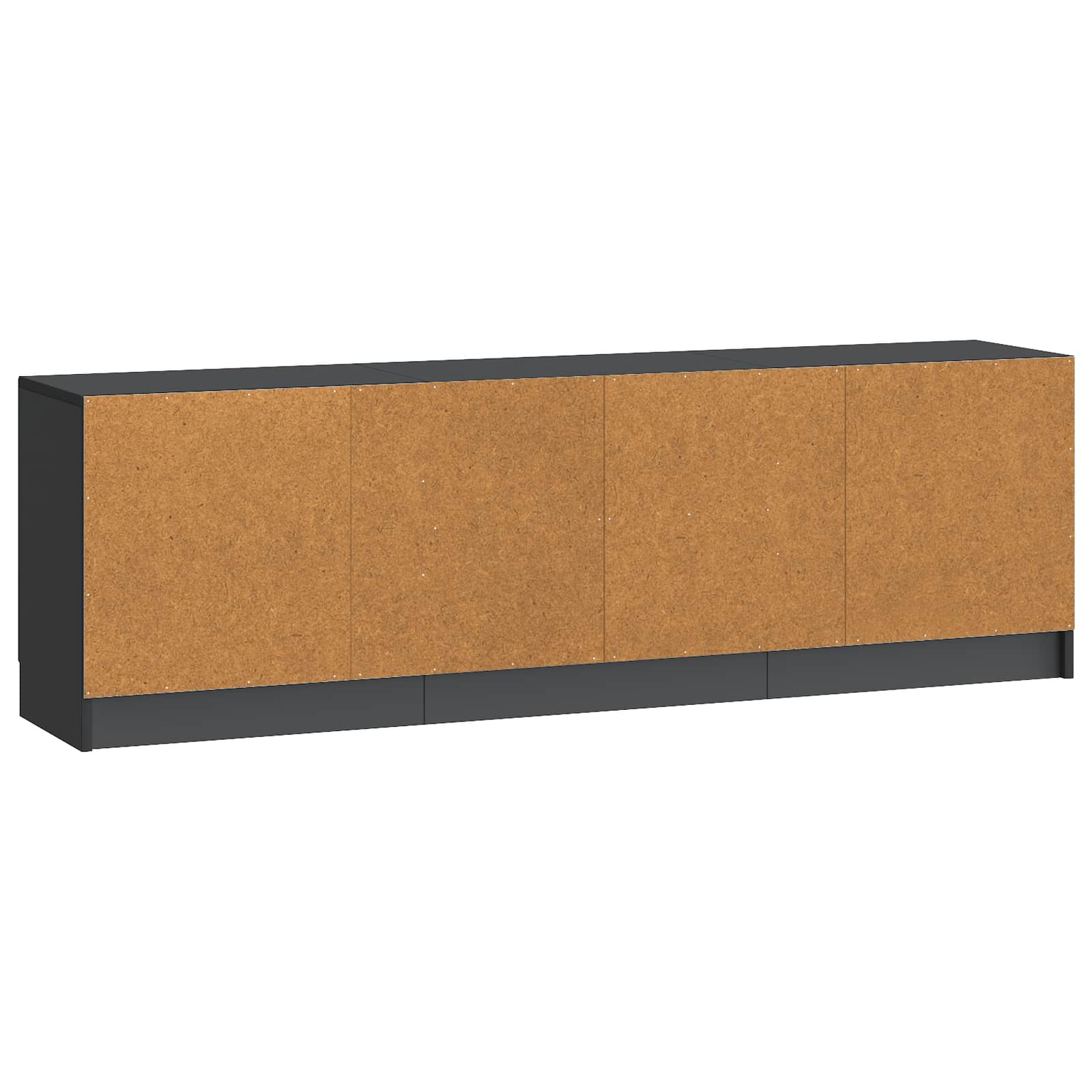 Televizoriaus spintelė Juoda 150 x 31 x 47 cm Apdirbta mediena