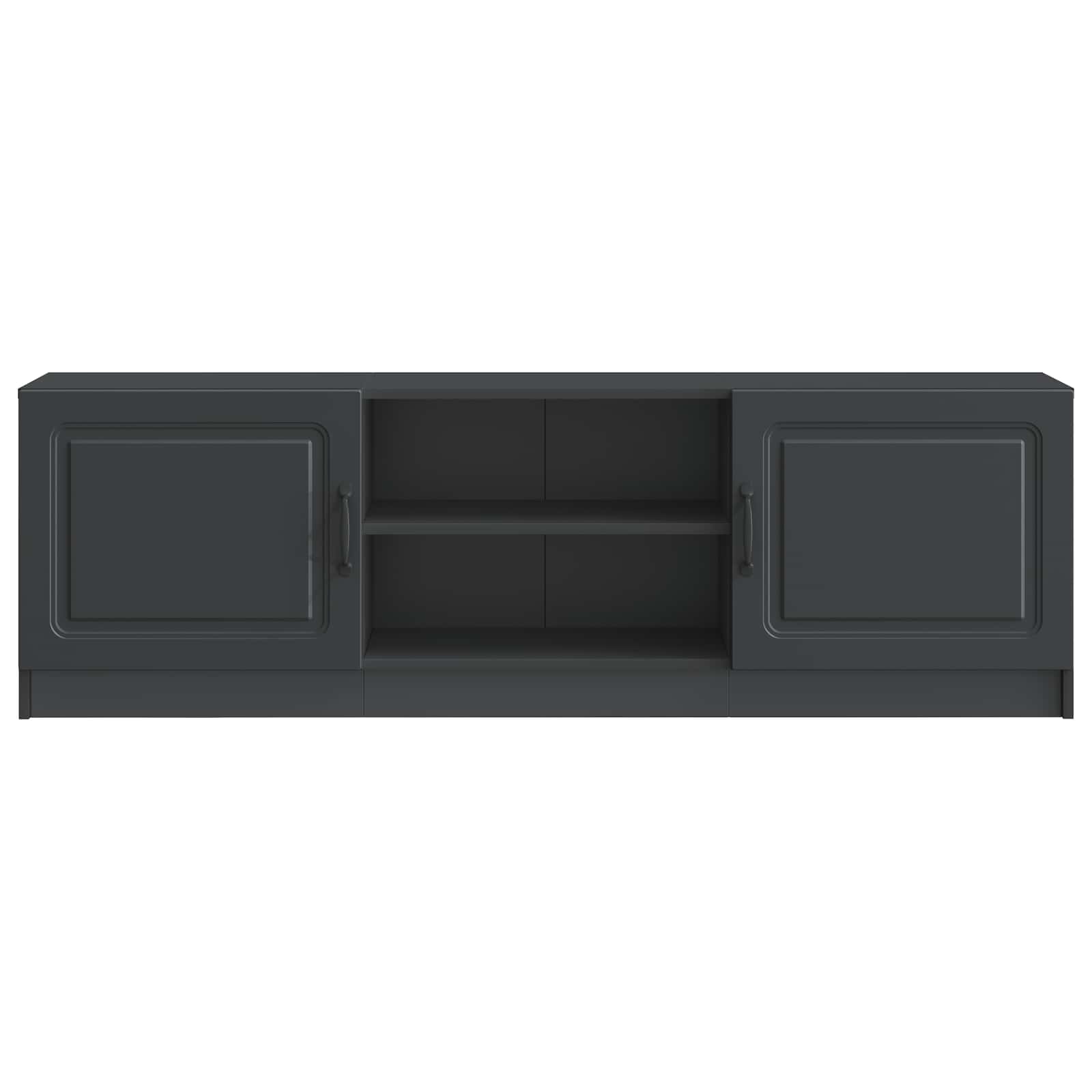 Televizoriaus spintelė Juoda 150 x 31 x 47 cm Apdirbta mediena