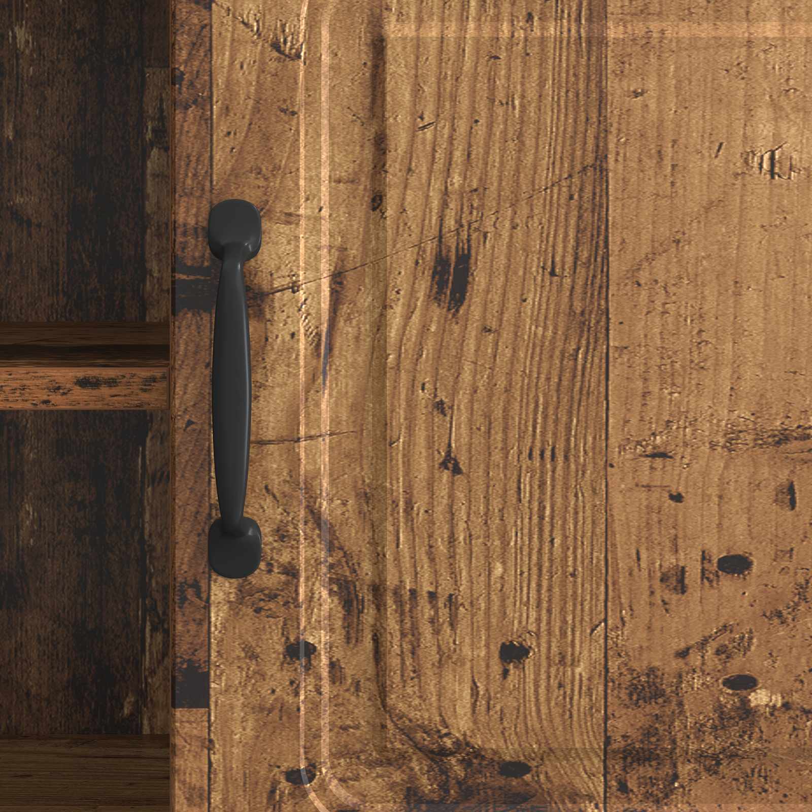 Televizora galdiņš, nolietotas koksnes, 150 x 31 x 47 cm
