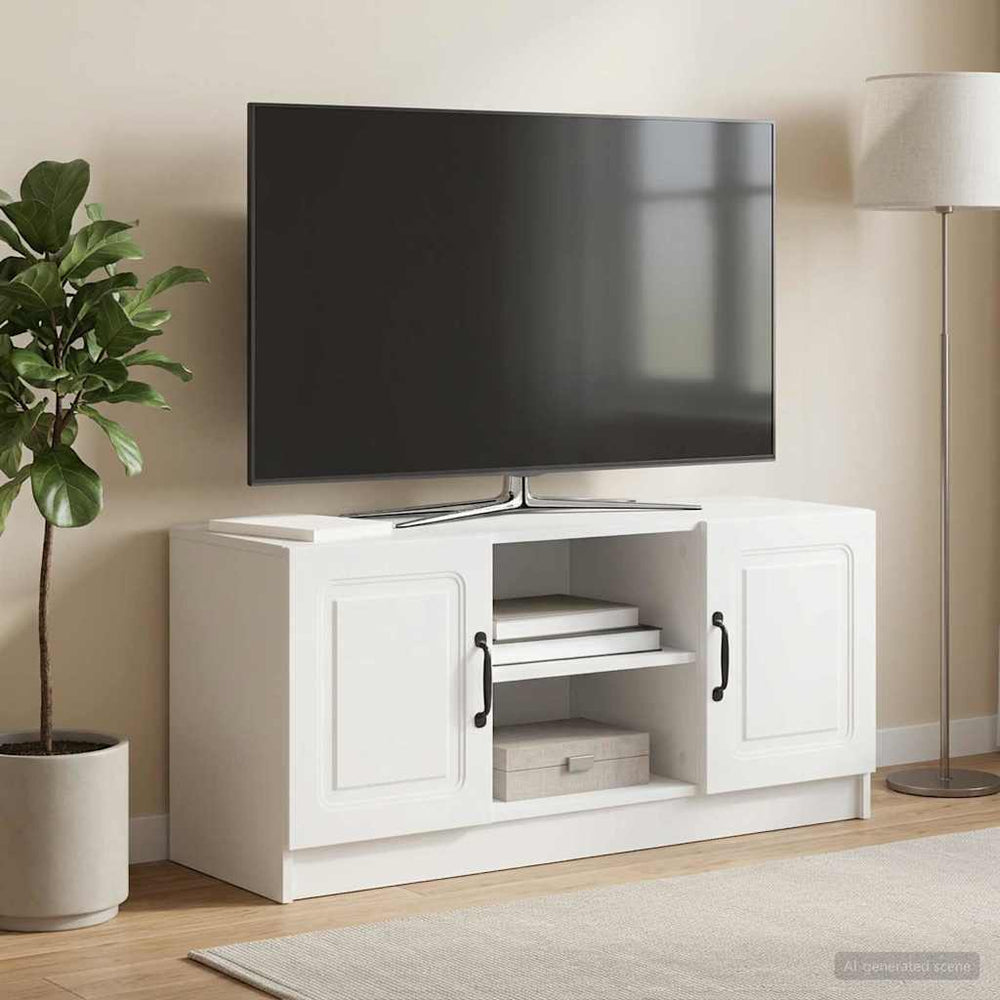 Televizoriaus spintelė Balta 102 x 34,5 x 47 cm